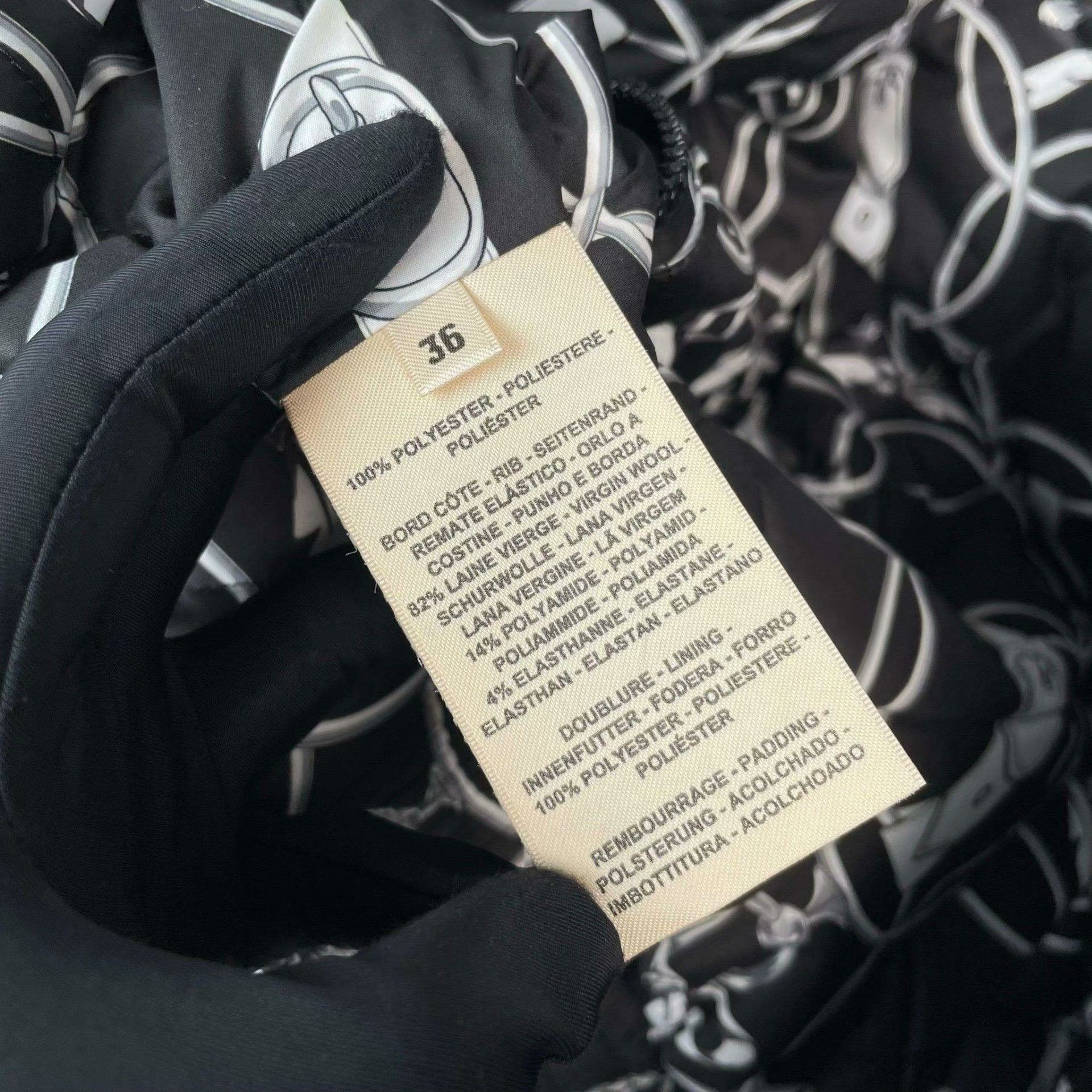 Hermes Hermes Down Black Down Jacket M Women Size M / US 6-8 / IT 42-44 - 4 Thumbnail