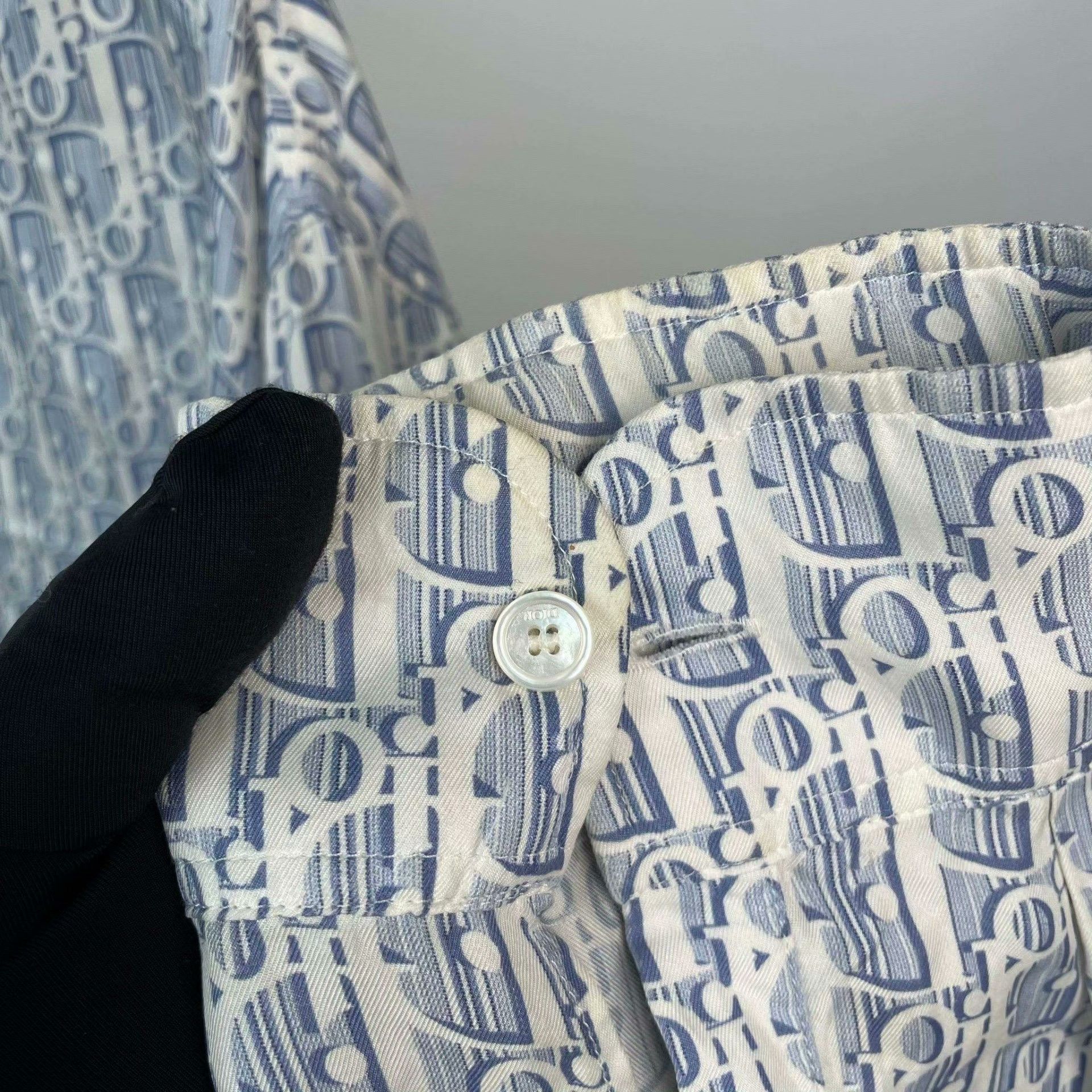Dior Dior Blue Shirt 40 Men Size US M / EU 48-50 / 2 - 7 Thumbnail