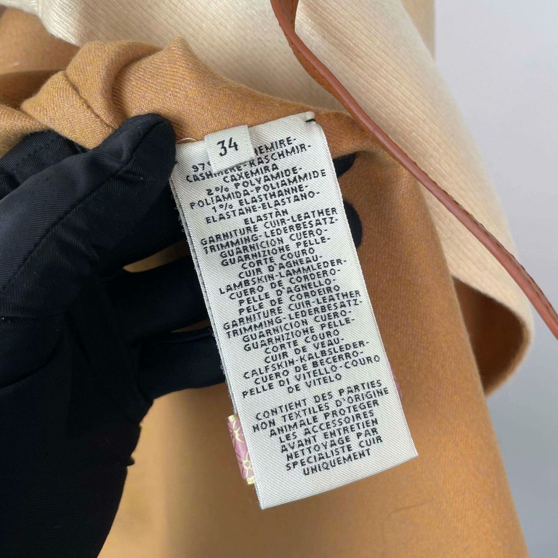 Hermes Hermes Beige Coat 34 Women Size XS / US 0-2 / IT 36-38 - 4 Thumbnail