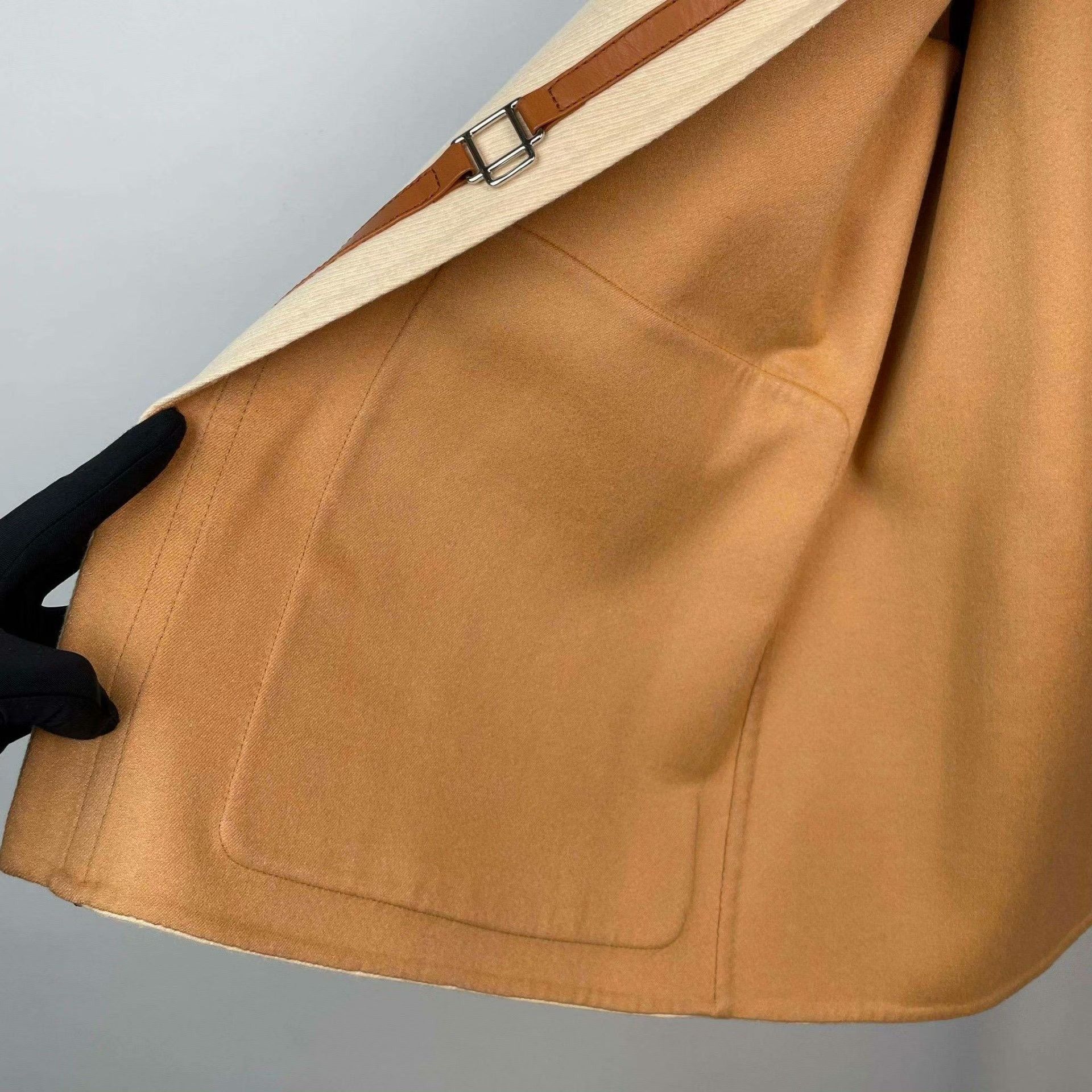 Hermes Hermes Beige Coat 34 Women Size XS / US 0-2 / IT 36-38 - 7 Thumbnail