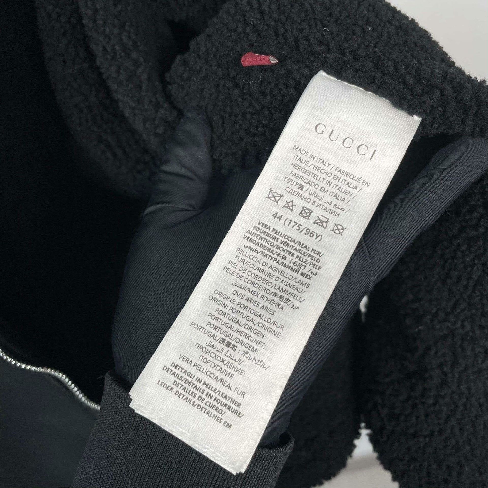 Gucci Gucci Black Leather Jacket 44 Men Size US L / EU 52-54 / 3 - 5 Thumbnail