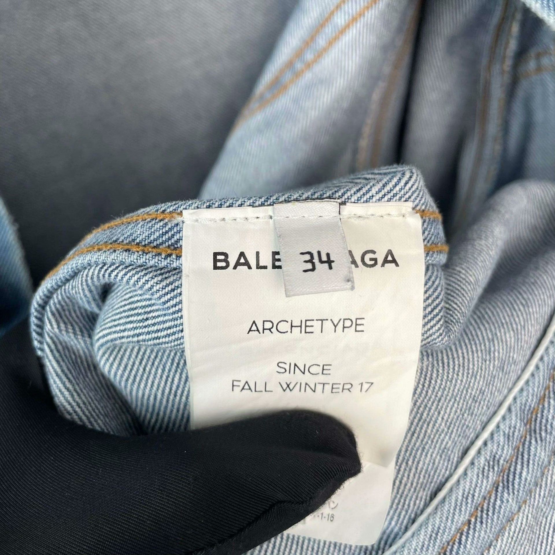 Balenciaga Balenciaga Denim Blue Jacket S Women Size S / US 4 / IT 40 - 6 Thumbnail
