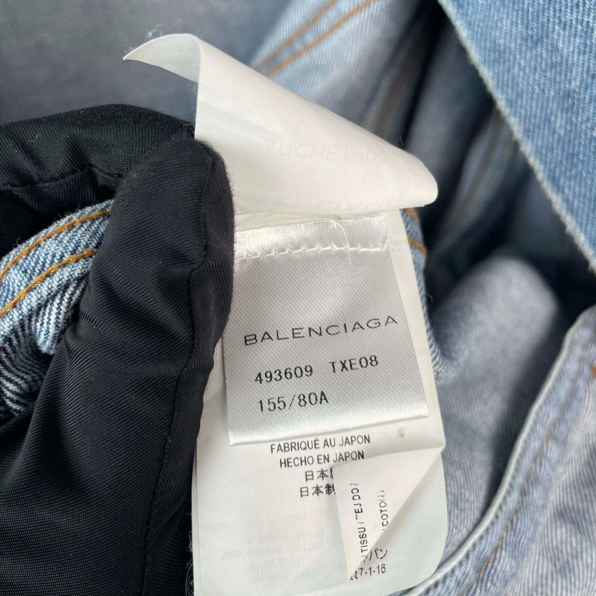 Balenciaga Balenciaga Denim Blue Jacket S Women Size S / US 4 / IT 40 - 7 Thumbnail