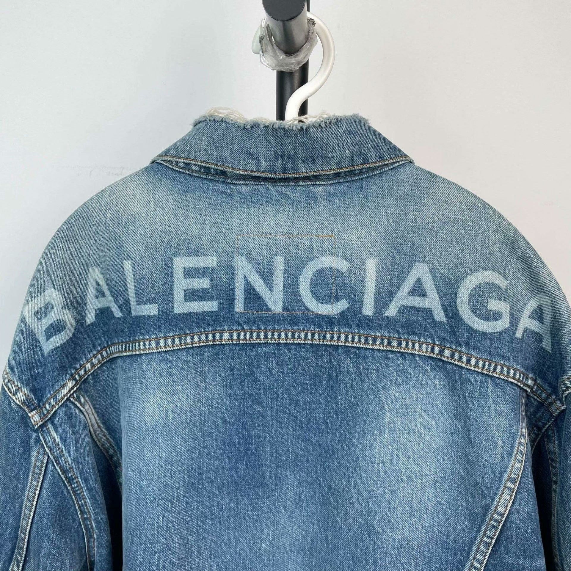 Balenciaga Balenciaga Denim Blue Jacket S Women Size S / US 4 / IT 40 - 4 Thumbnail