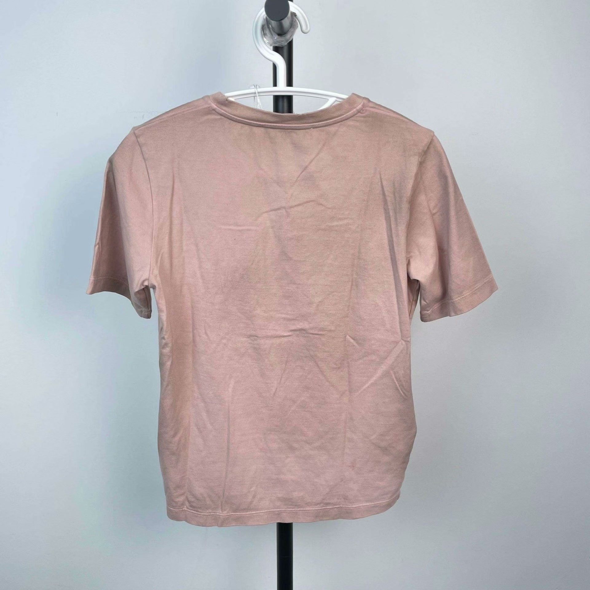 Miu Miu Miu Miu Distressed Cotton Pink T-Shirt S Women Size S / US 4 / IT 40 - 2 Thumbnail
