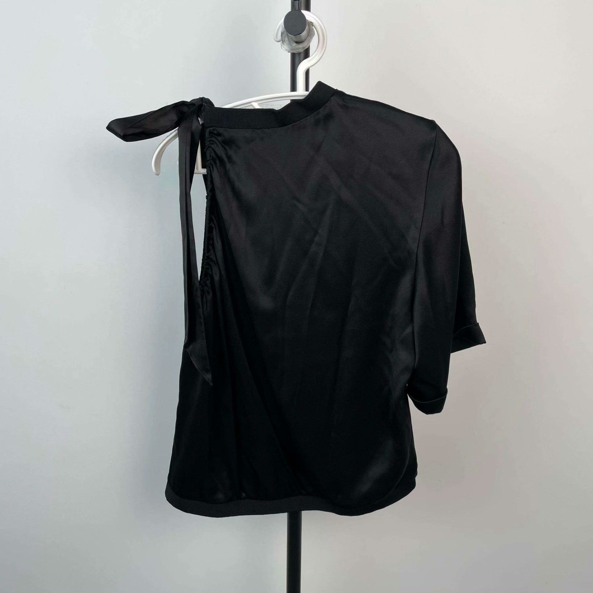 Chanel Chanel Silk Black T-Shirt S Women Size S / US 4 / IT 40 - 2 Thumbnail