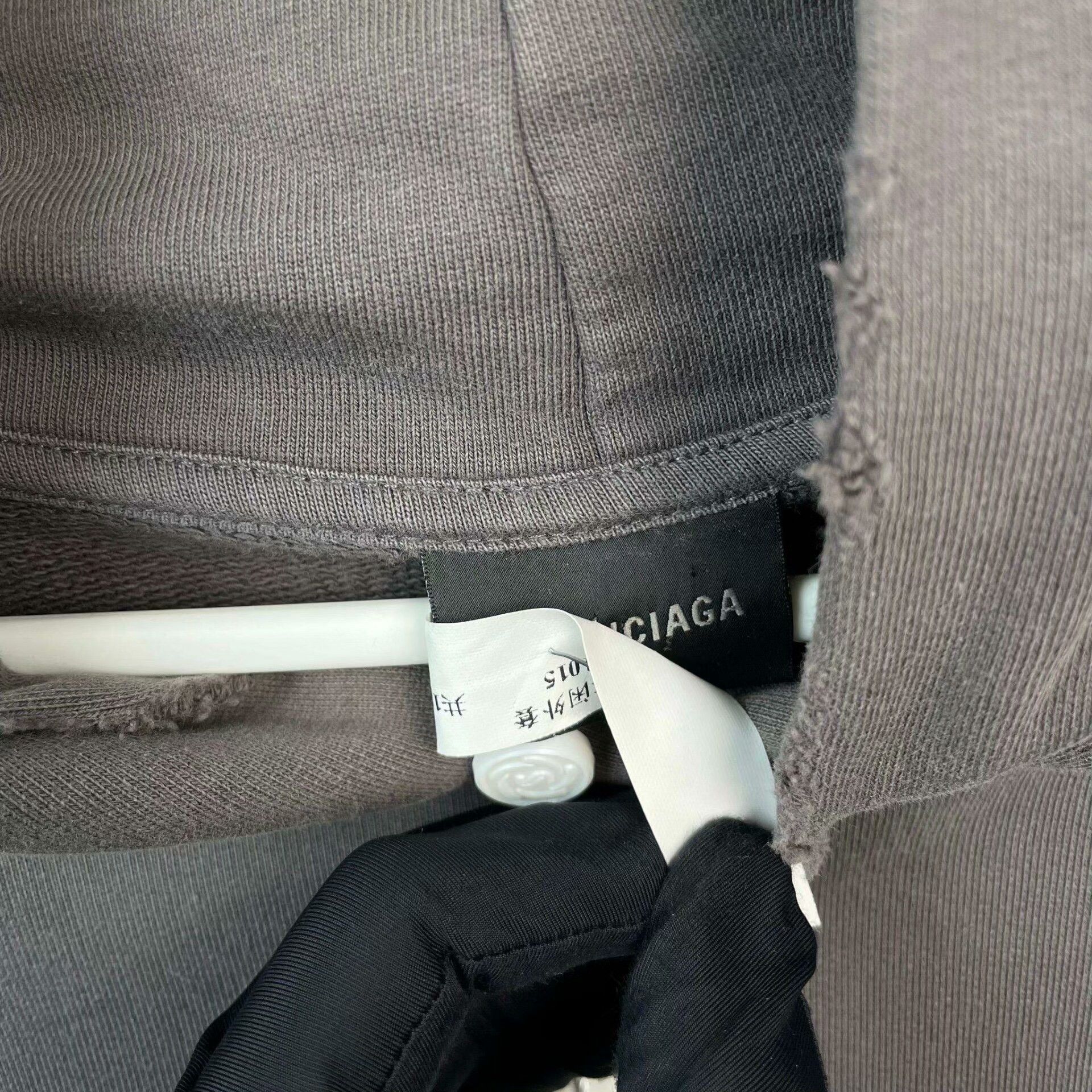 Balenciaga Balenciaga Gray Hoodie L Men Size US L / EU 52-54 / 3 - 6 Thumbnail