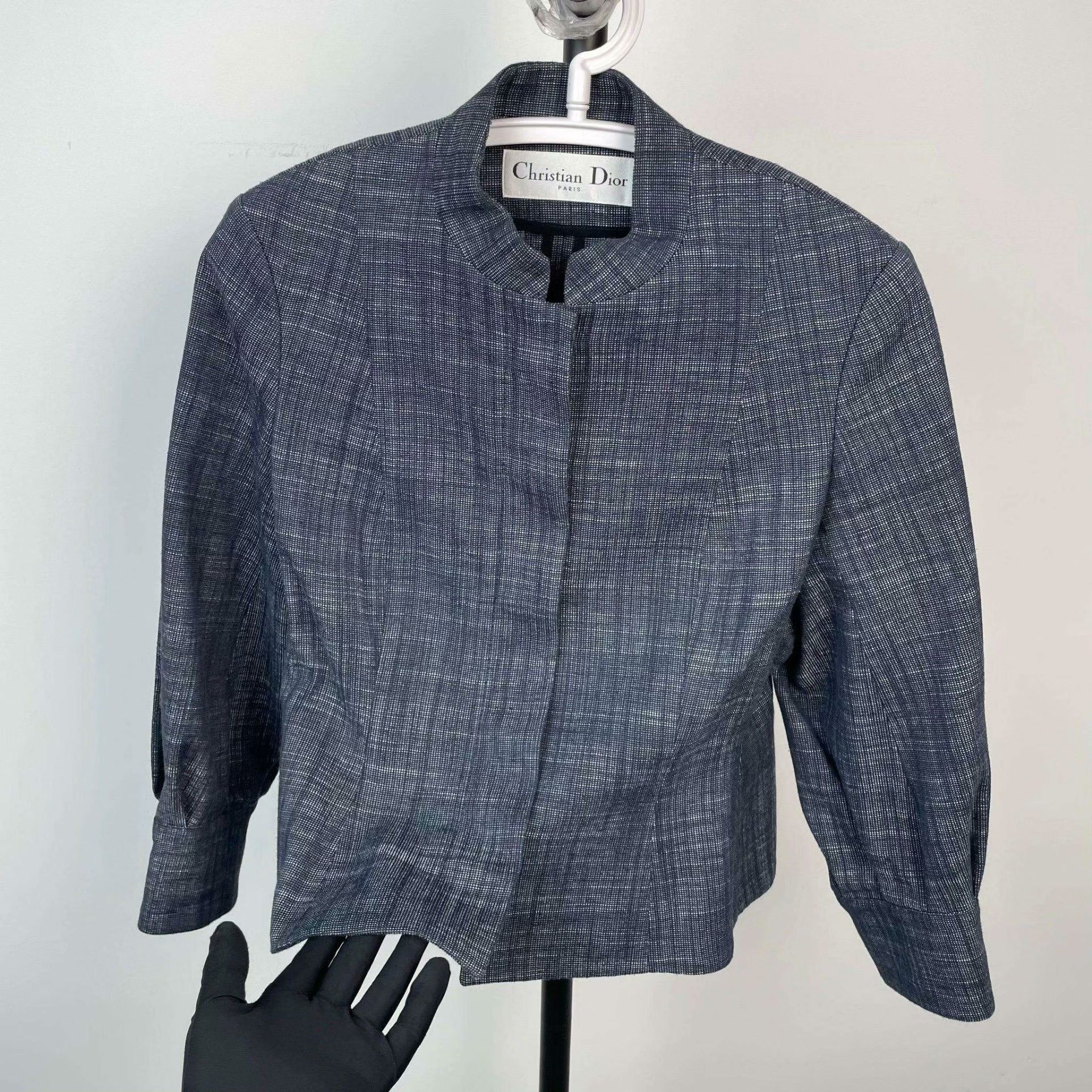 Dior Dior Linen Blue Jacket 36 Women Size S / US 4 / IT 40 - 7 Thumbnail