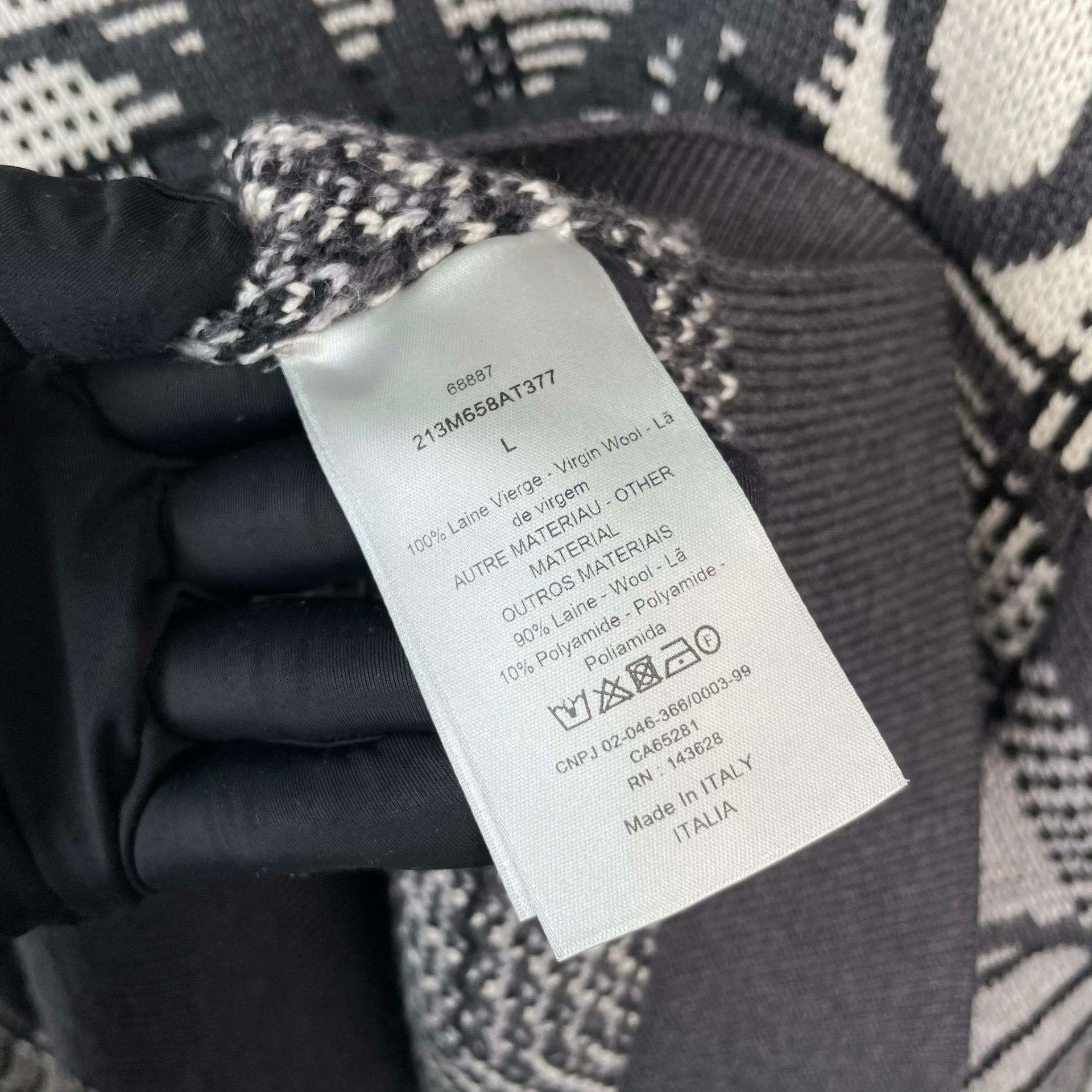 Dior Dior Retro Wool Gray Sweater L Women Size L / US 10 / IT 46 - 4 Thumbnail