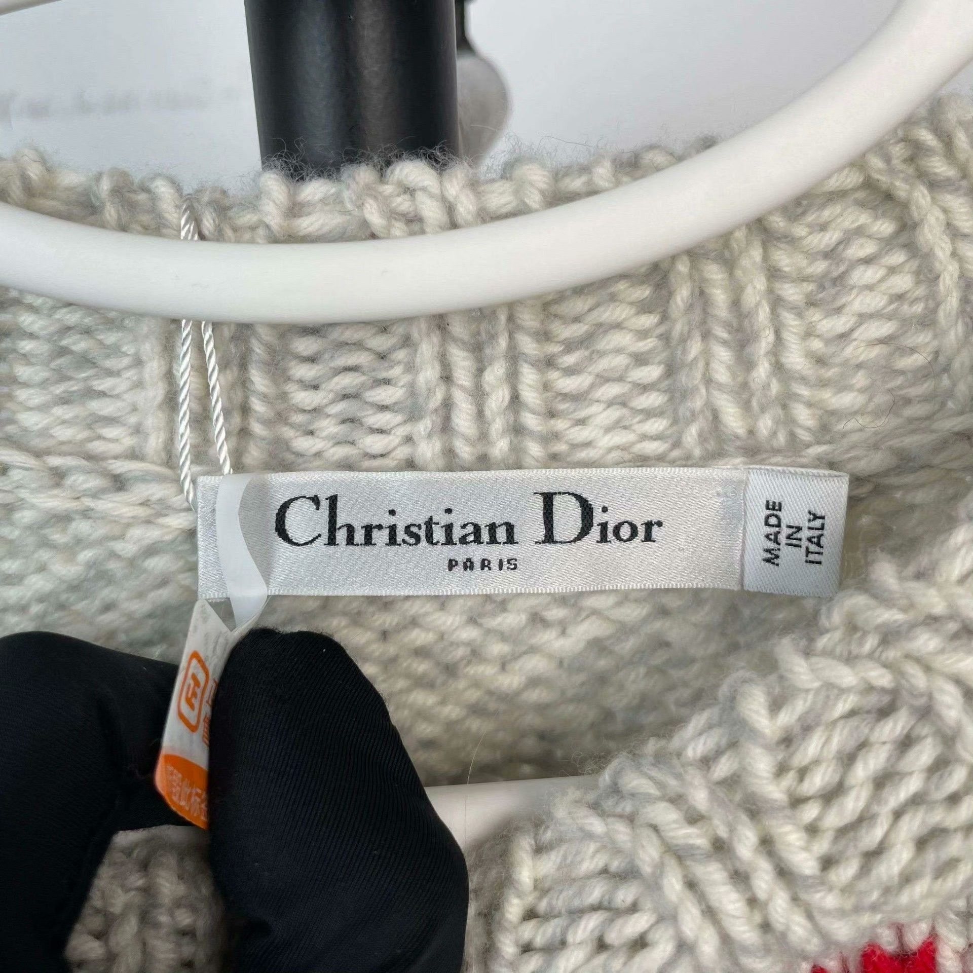 Dior Dior Retro Wool Gray Sweater 36 Women Size S / US 4 / IT 40 - 3 Thumbnail