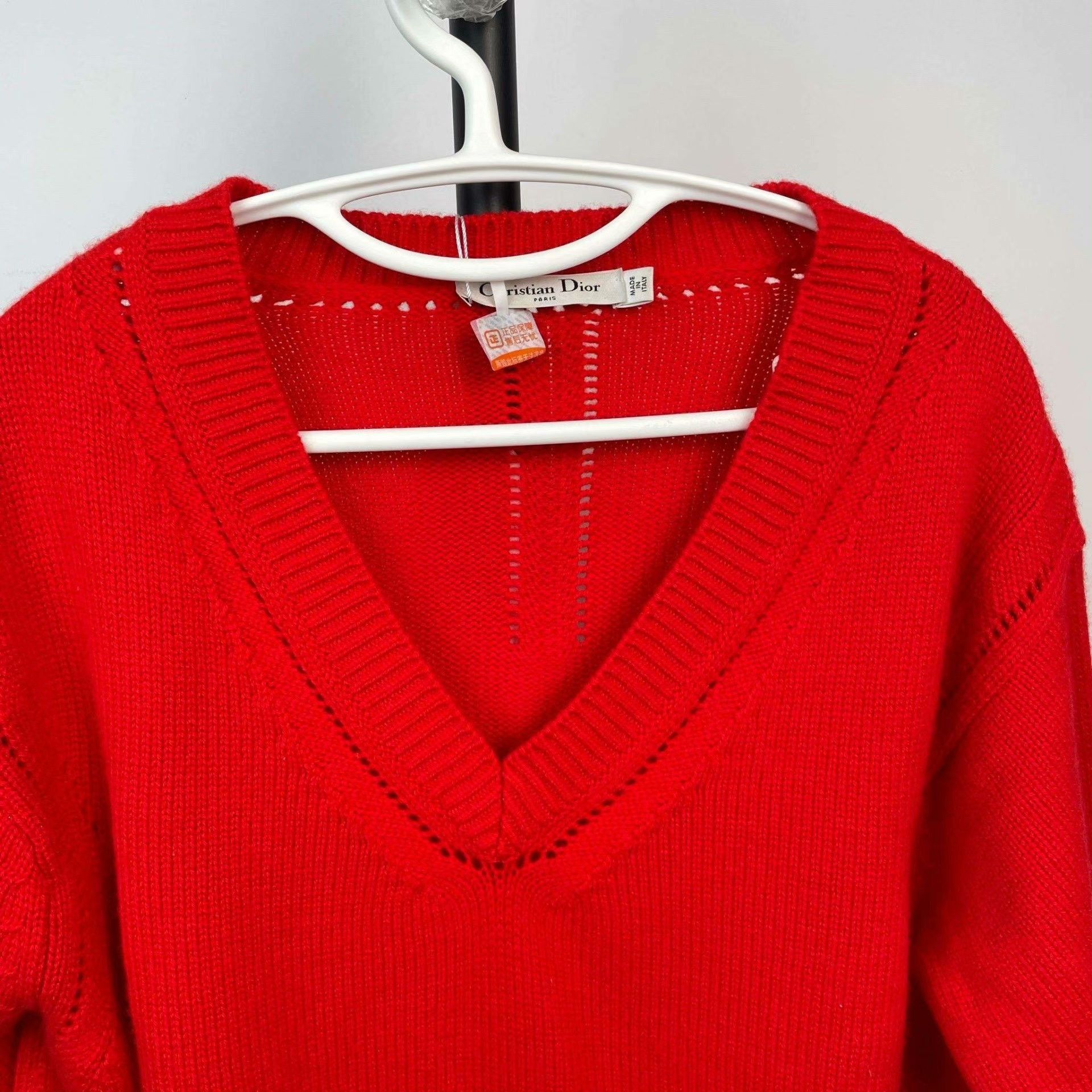 Dior Dior Red Sweater 38 Women Size S / US 4 / IT 40 - 3 Thumbnail