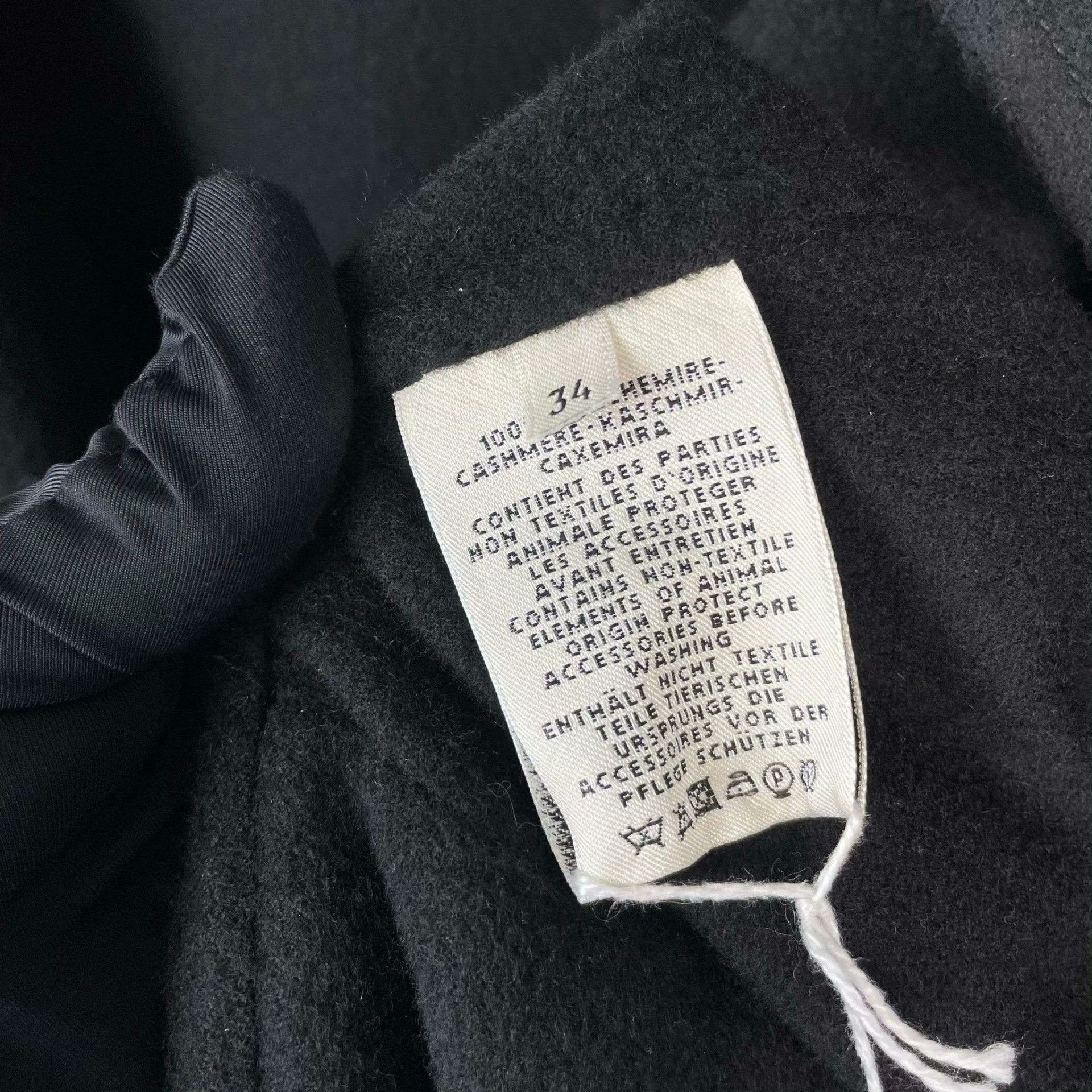 Hermes Hermes Black Coat M Women Size M / US 6-8 / IT 42-44 - 4 Thumbnail