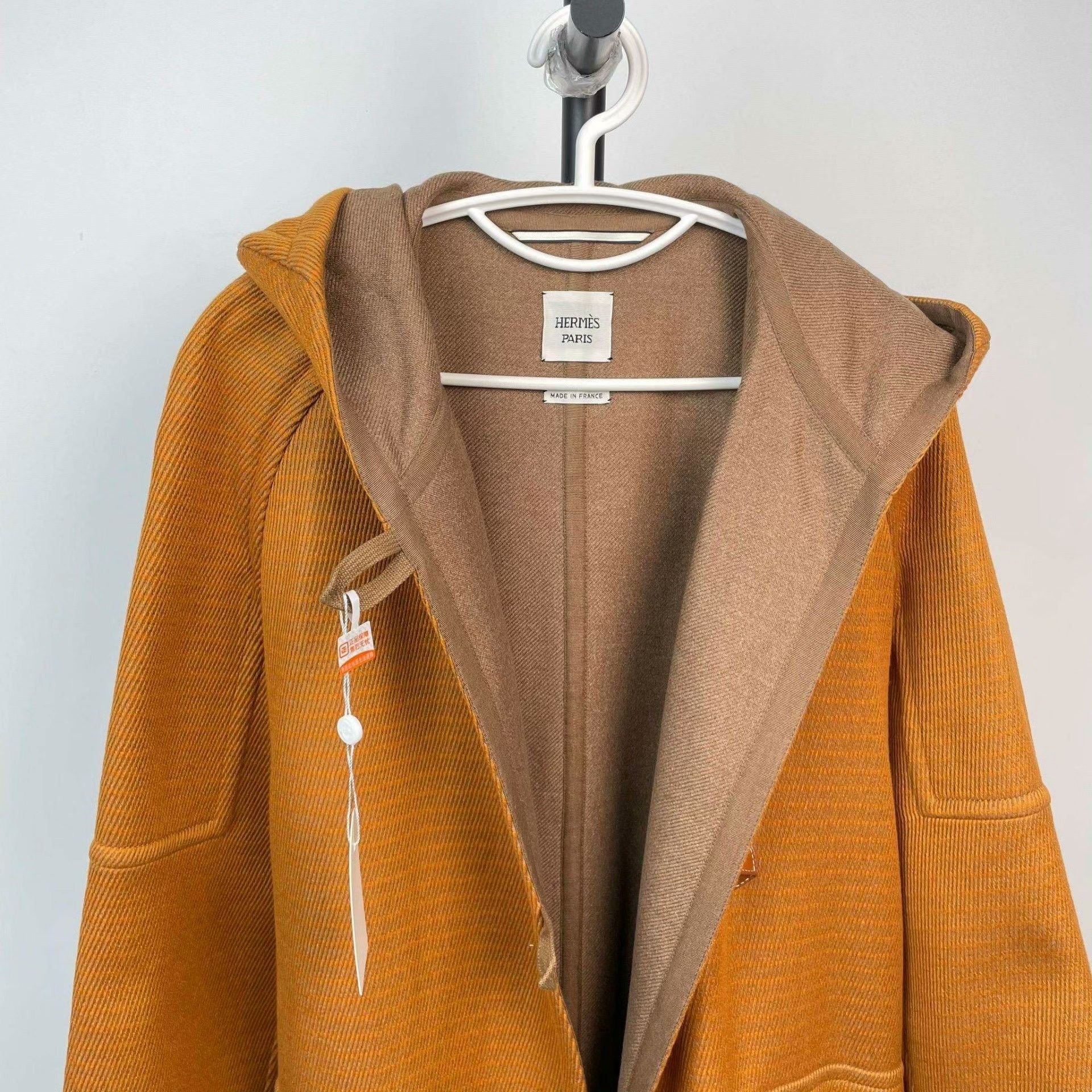 Hermes Hermes Orange Heavy Coat 34 Men Size US XS / EU 42 / 0 - 7 Thumbnail