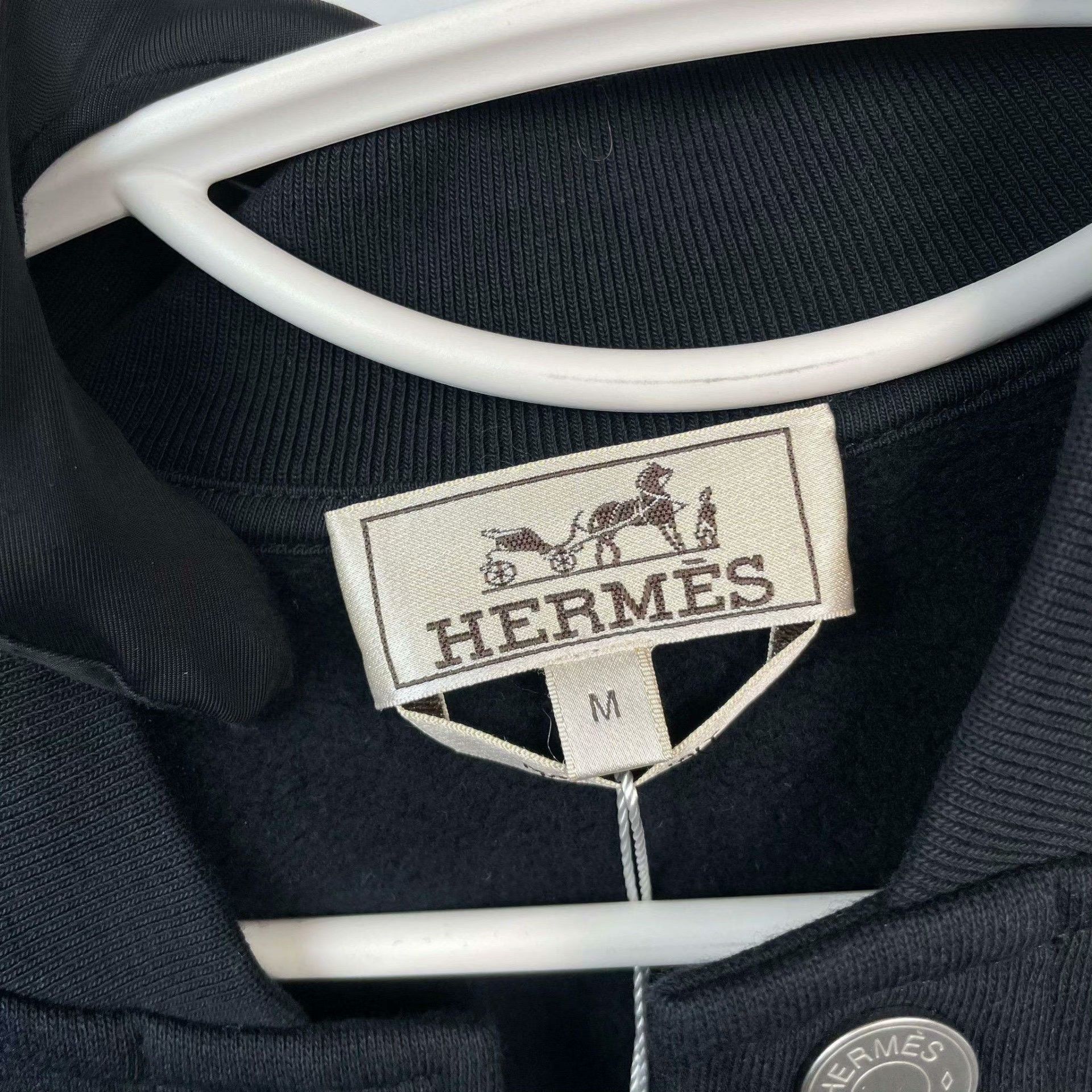 Hermes Hermes Black Jacket 36 Women Size S / US 4 / IT 40 - 3 Thumbnail