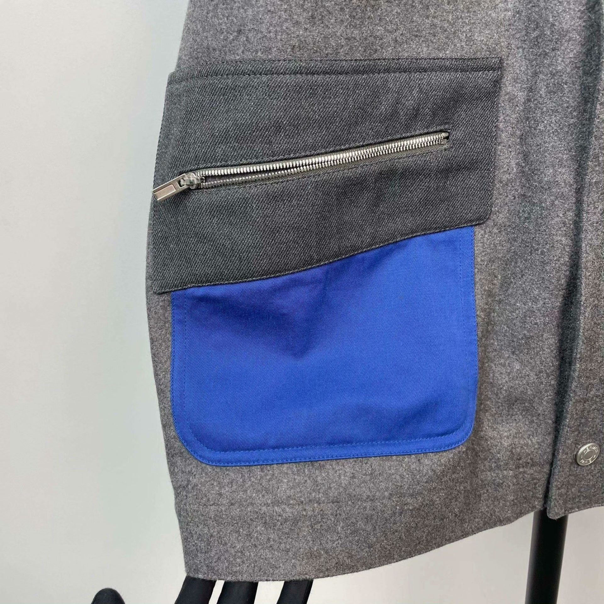 Hermes Hermes Gray Light Jacket 50 Men Size US XL / EU 56 / 4 - 9 Thumbnail