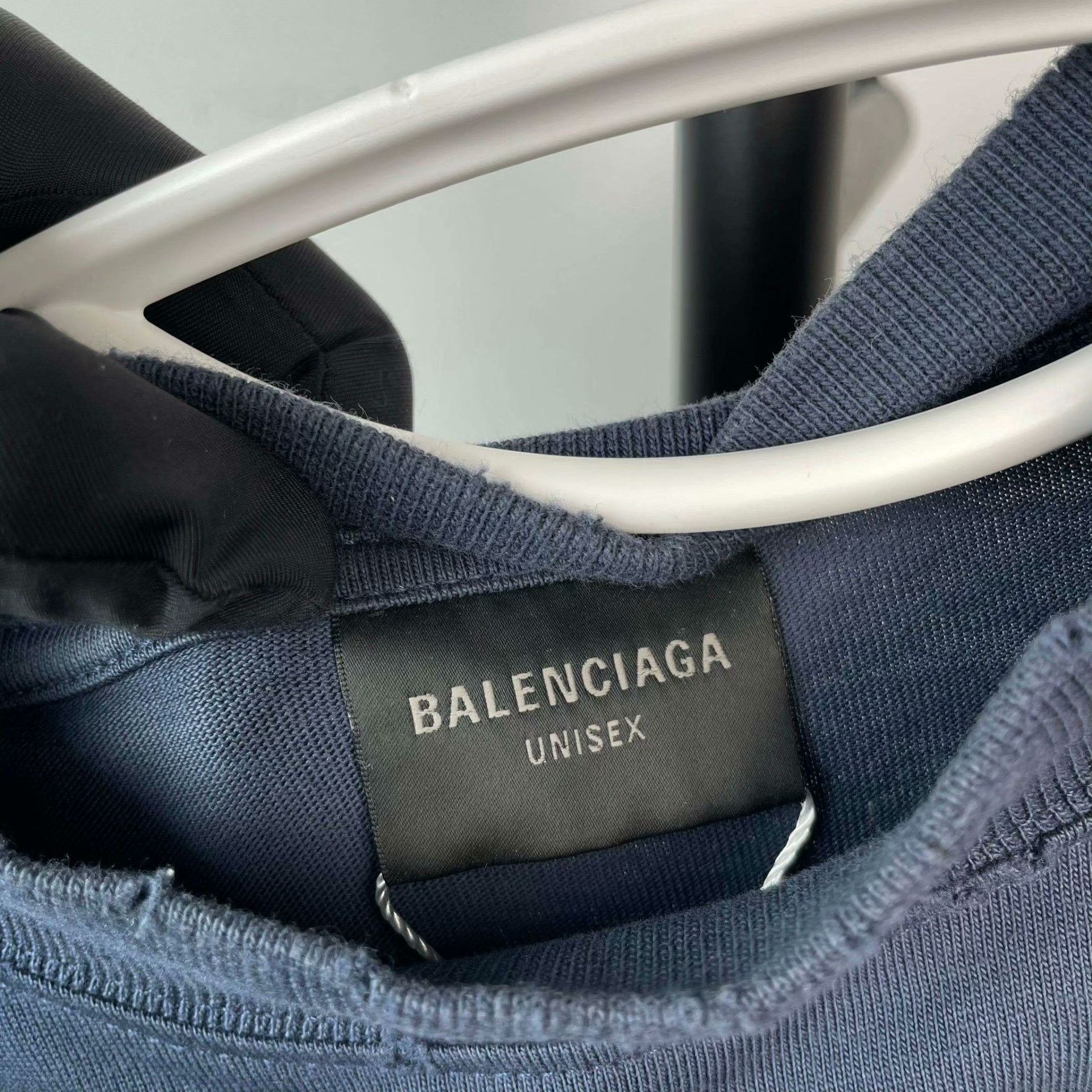 Balenciaga Balenciaga Cotton Blue T-Shirt 44 Women Size L / US 10 / IT 46 - 3 Thumbnail