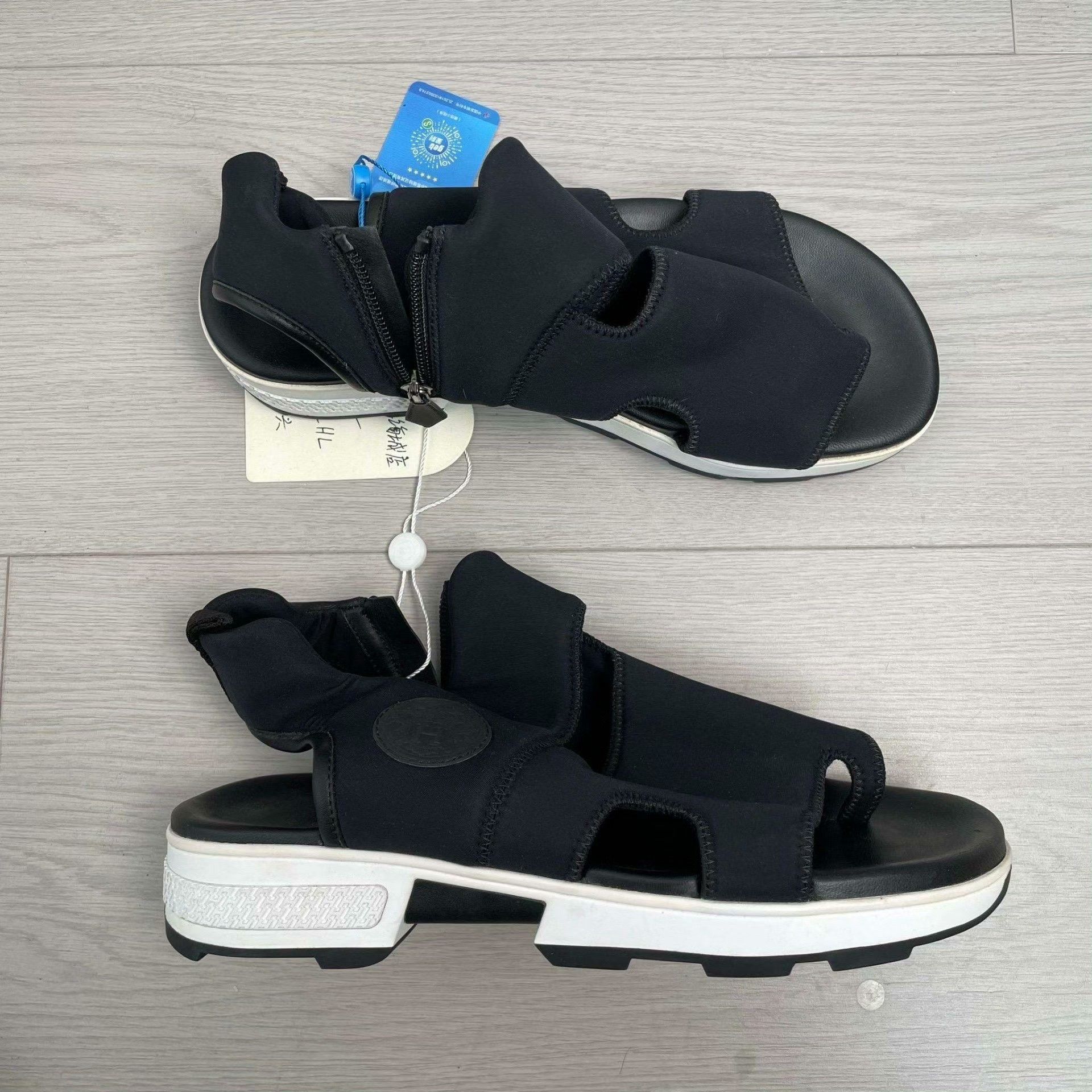 Hermes Hermes Black Sandals 41 Men Size US 8.5 / EU 41-42 - 3 Thumbnail