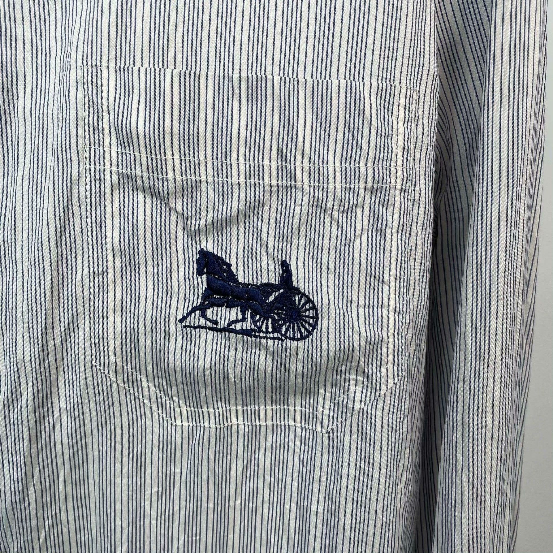 Celine Celine Striped Button Up 38 Women Size S / US 4 / IT 40 - 8 Thumbnail