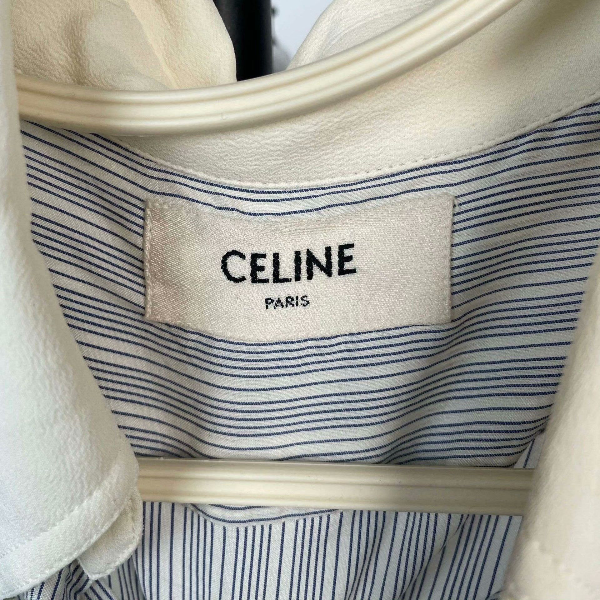 Celine Celine Striped Button Up 38 Women Size S / US 4 / IT 40 - 3 Thumbnail