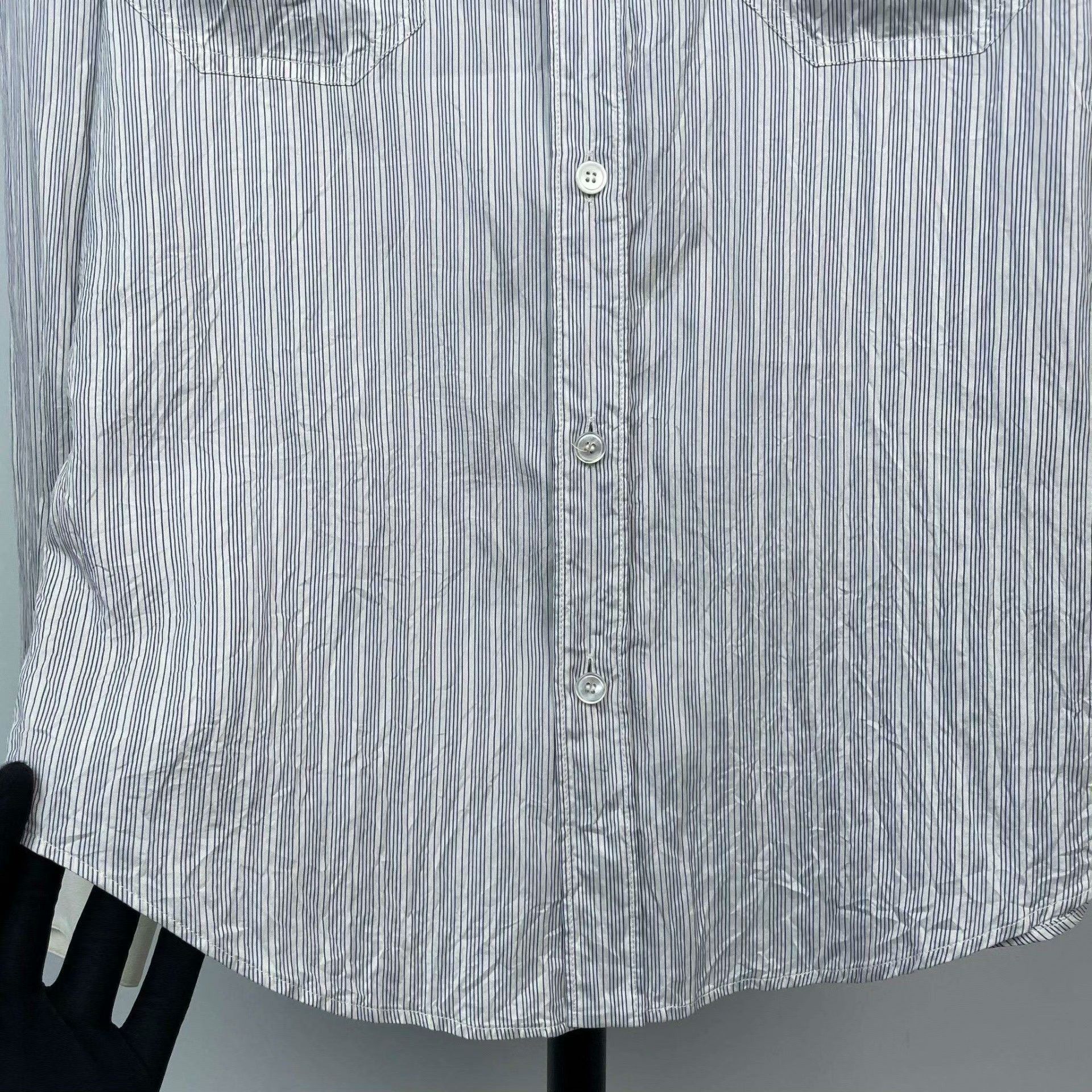 Celine Celine Striped Button Up 38 Women Size S / US 4 / IT 40 - 9 Thumbnail