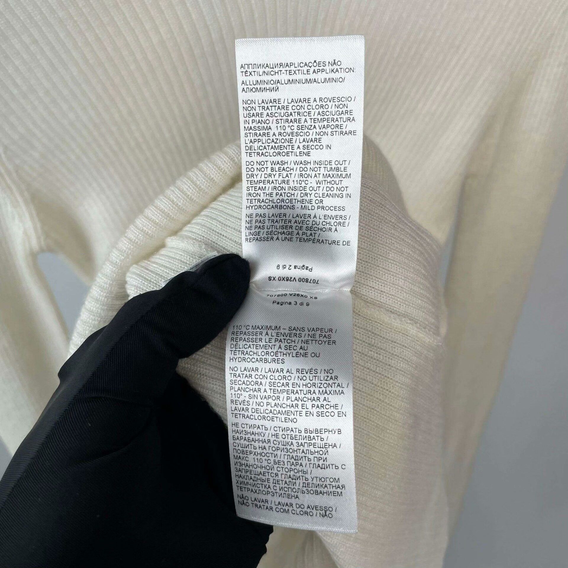 Bottega Veneta Bottega Veneta Knit White Sweater 42 Women Size M / US 6-8 / IT 42-44 - 6 Thumbnail