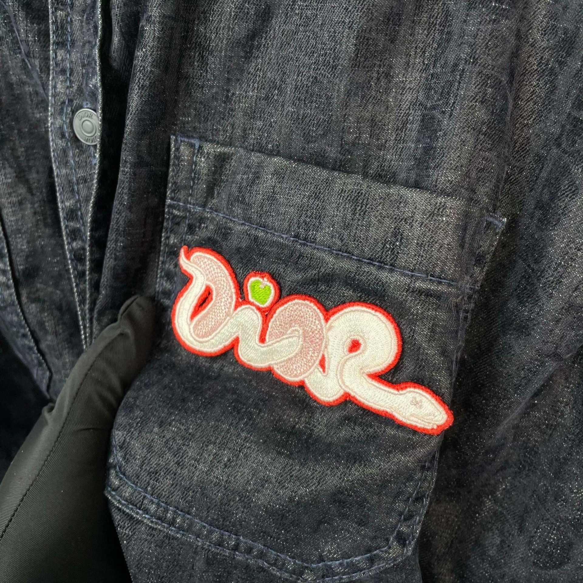 Dior Dior Denim Blue Jacket 43 Women Size L / US 10 / IT 46 - 3 Thumbnail