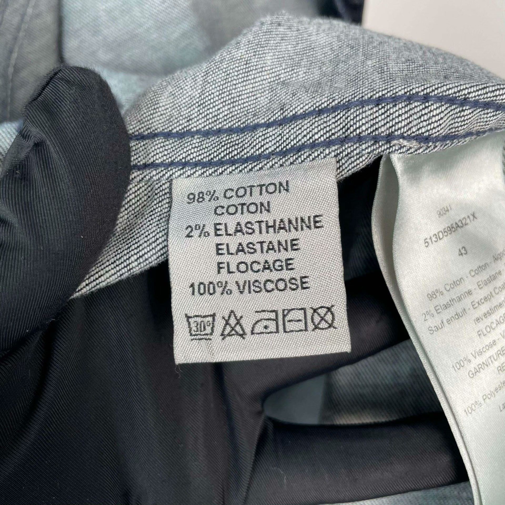 Dior Dior Denim Blue Jacket 43 Women Size L / US 10 / IT 46 - 4 Thumbnail