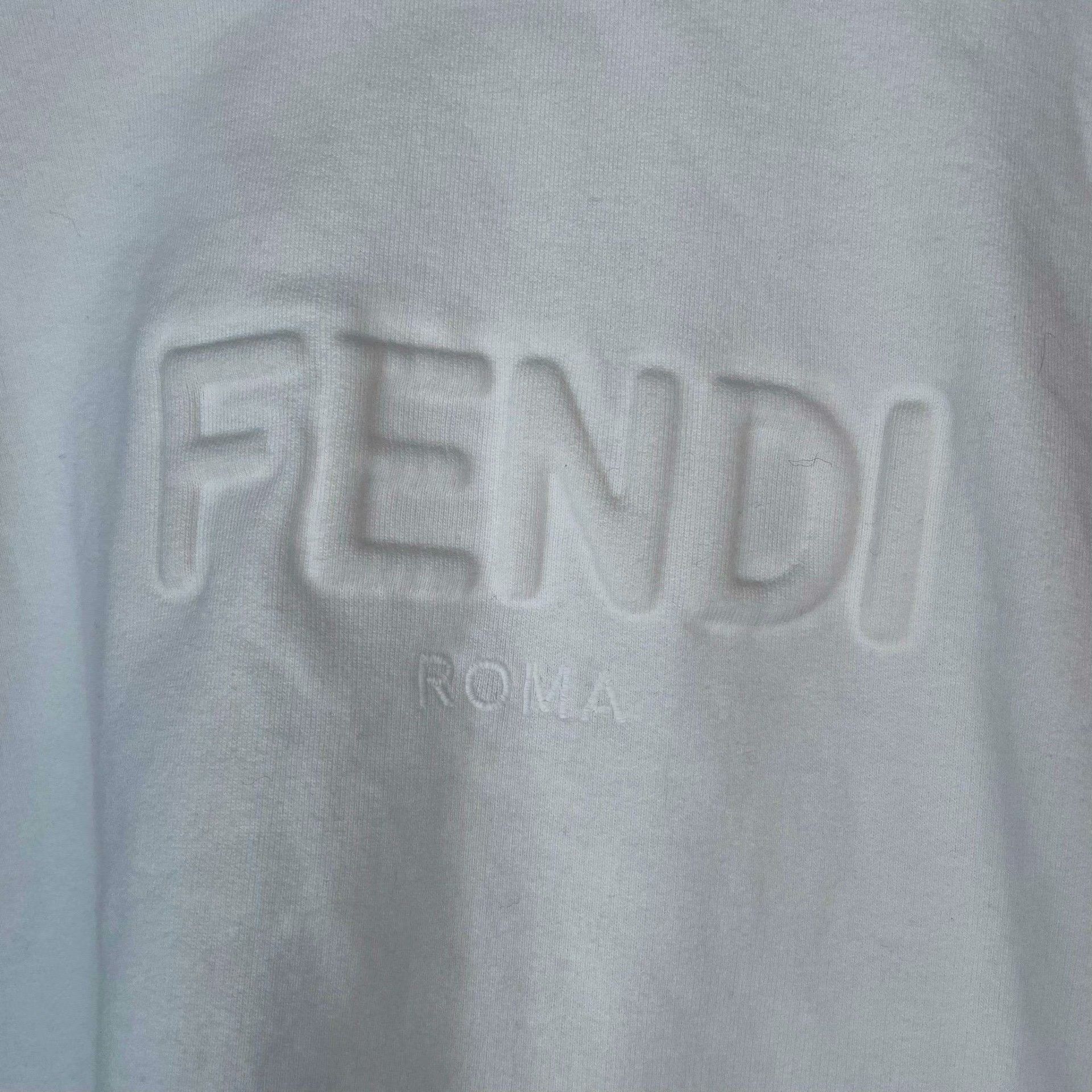 Fendi Fendi Retro White Hoodie S Women Size S / US 4 / IT 40 - 3 Thumbnail