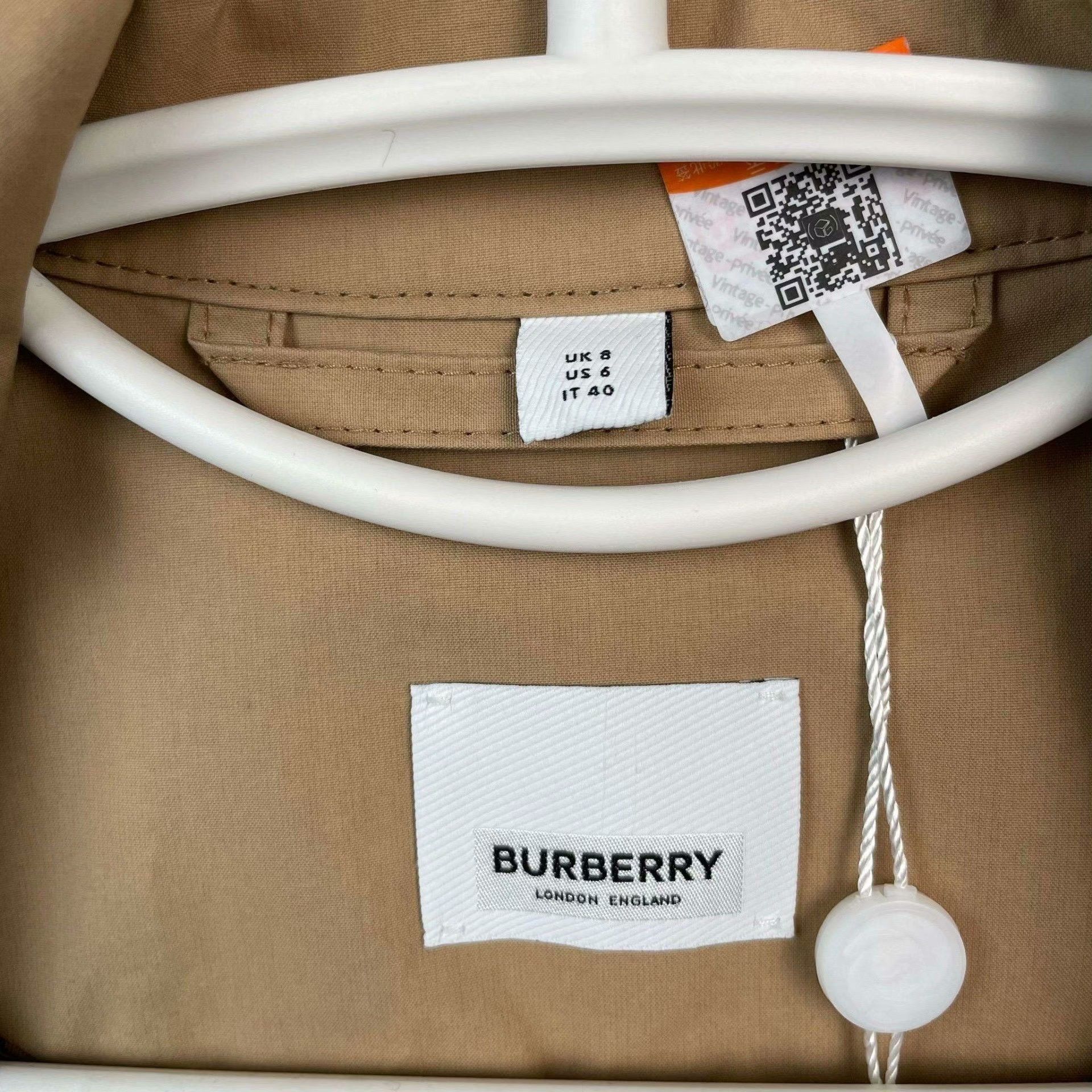 Burberry Burberry Long Beige Coat S Women Size S / US 4 / IT 40 - 3 Thumbnail
