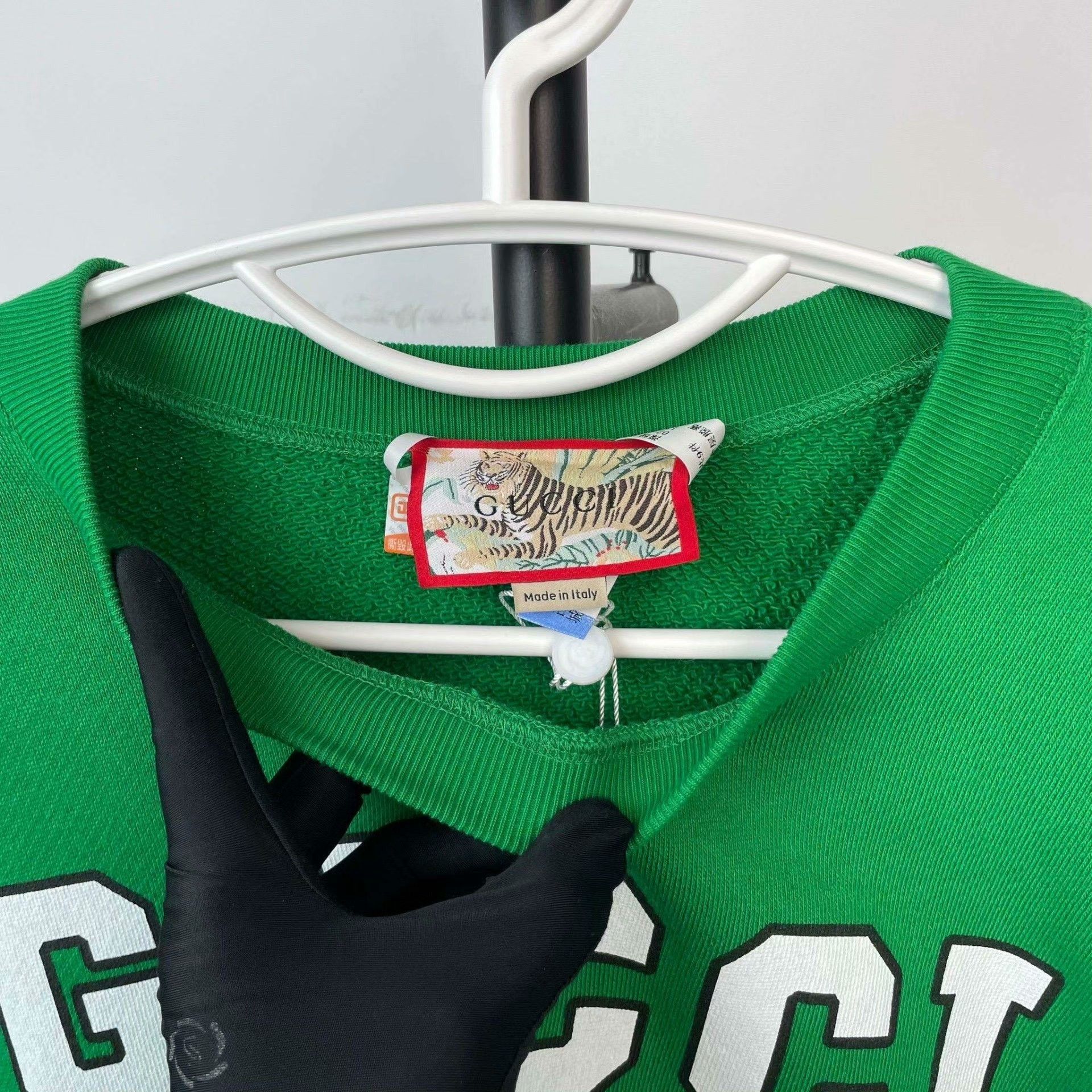 Gucci Gucci Retro Green Hoodie S Women Size S / US 4 / IT 40 - 4 Thumbnail