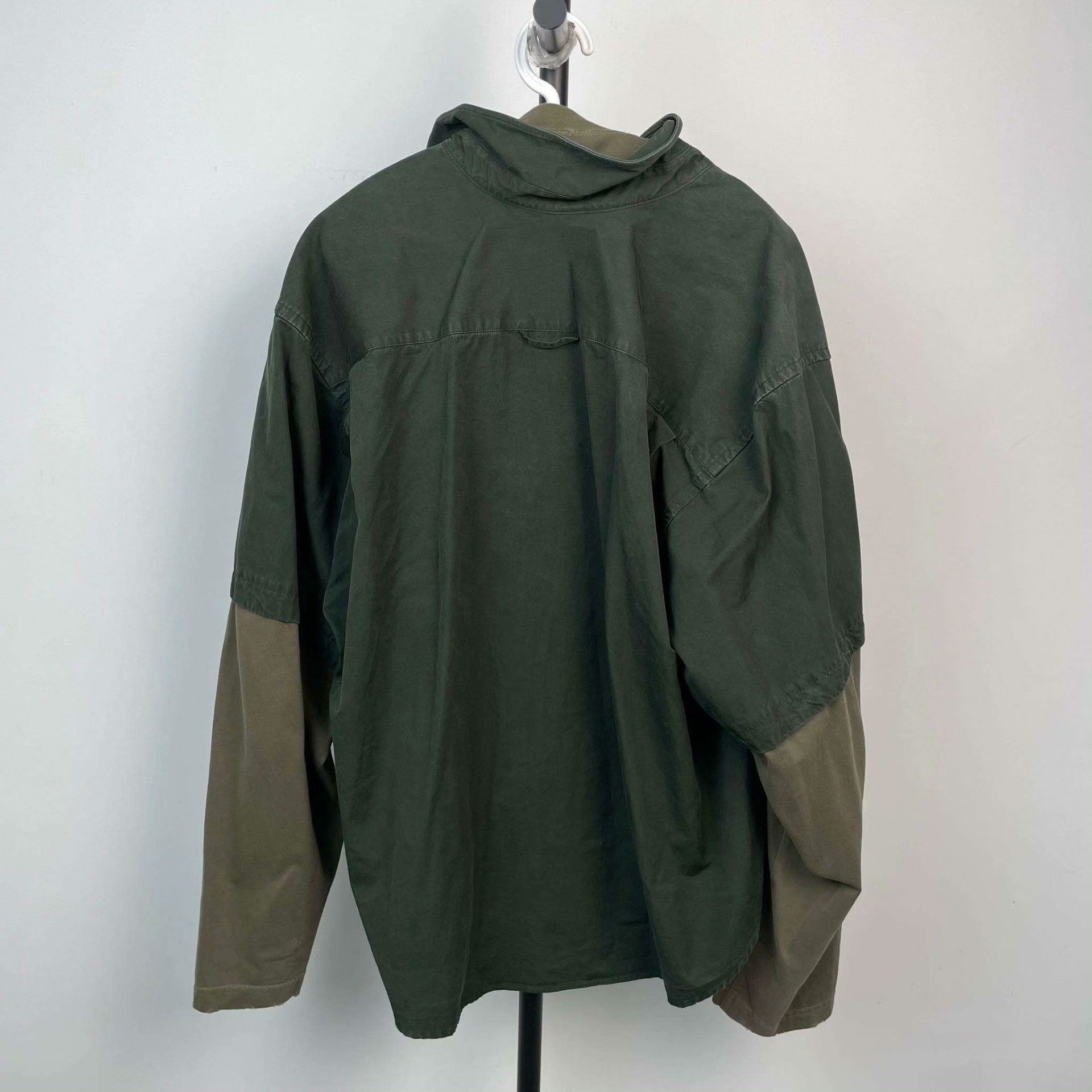 Balenciaga Balenciaga Patchwork Green Shirt S Men Size US S / EU 44-46 / 1 - 2 Thumbnail