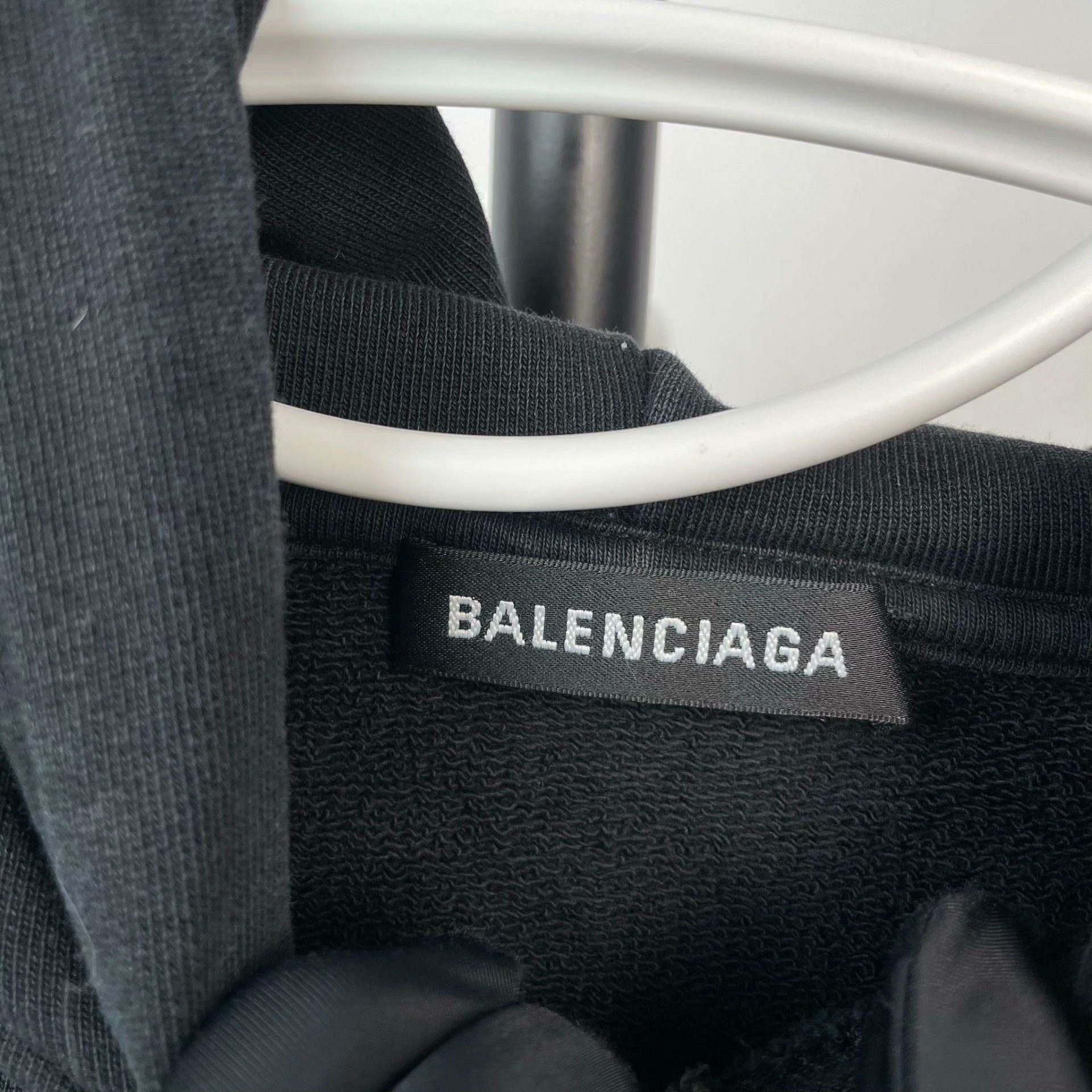 Balenciaga Balenciaga Black Hoodie M Men Size US M / EU 48-50 / 2 - 4 Thumbnail