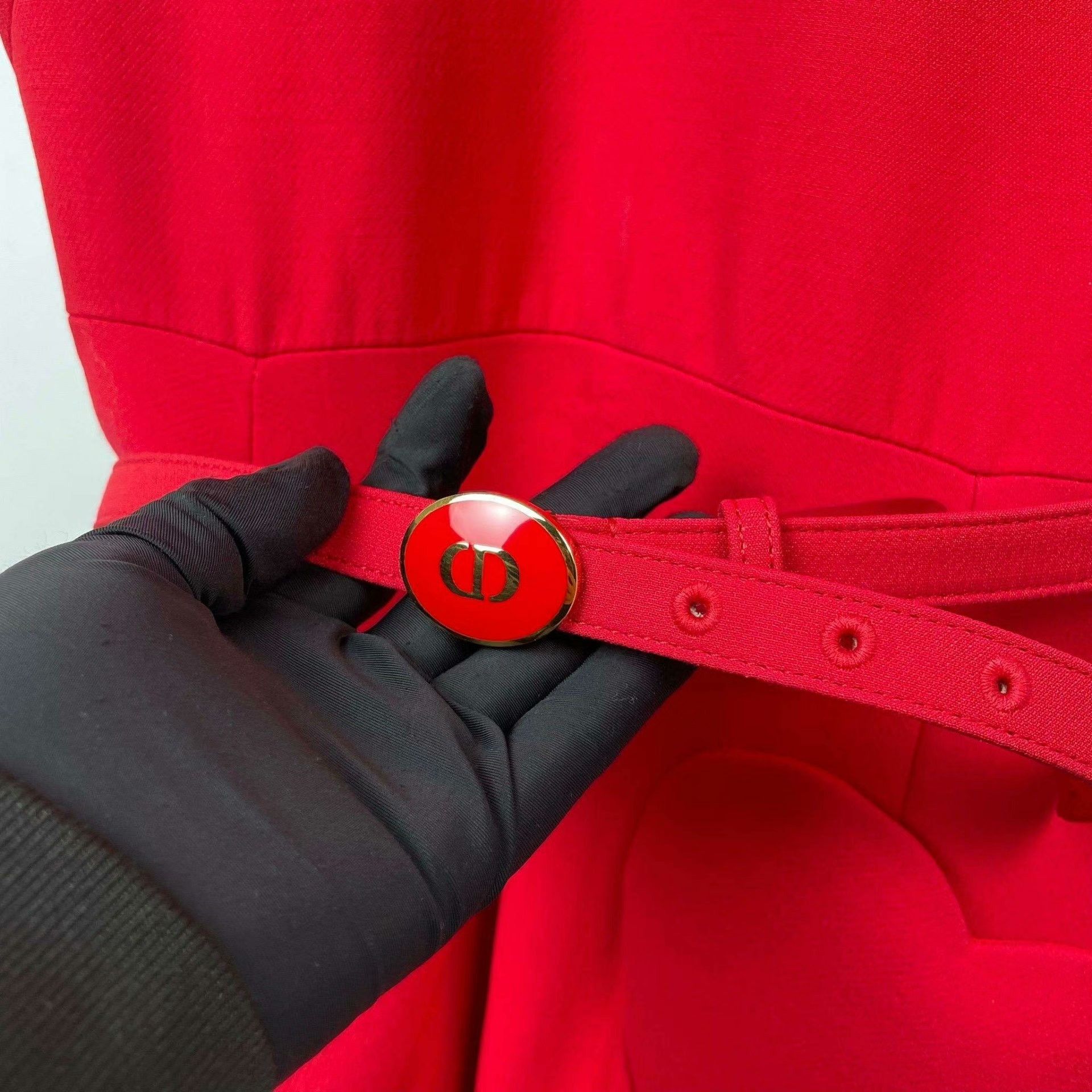 Dior Dior Red Dress 36 Women Size S / US 4 / IT 40 - 8 Thumbnail