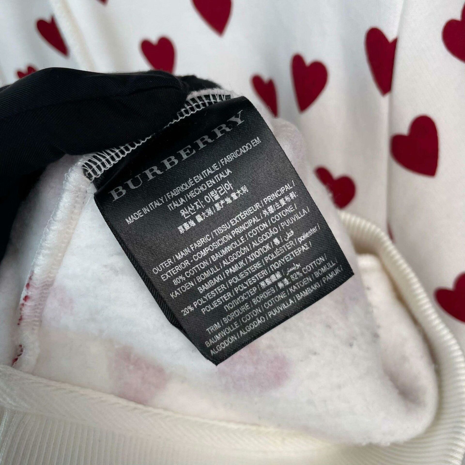 Burberry Burberry Cotton White Hoodie L Men Size US L / EU 52-54 / 3 - 6 Thumbnail