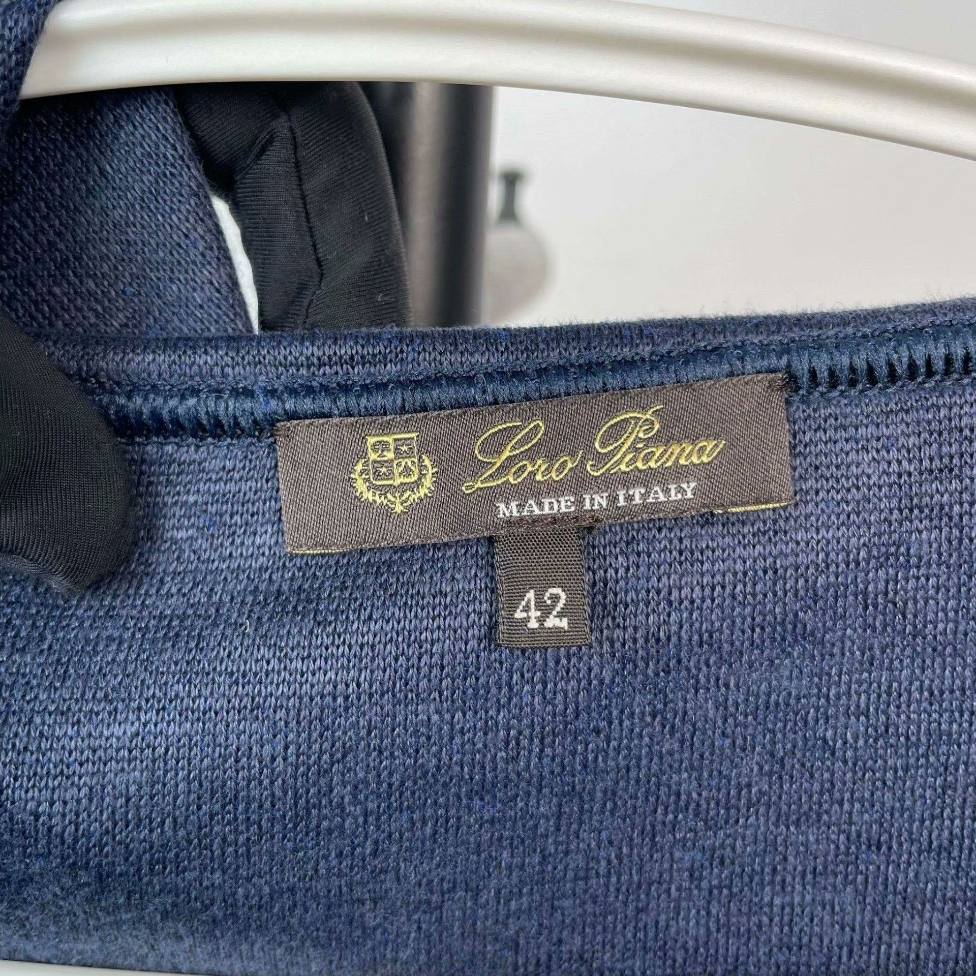 Loro Piana Loro Piana Linen Blue Sweater 42 Women Size M / US 6-8 / IT 42-44 - 3 Thumbnail