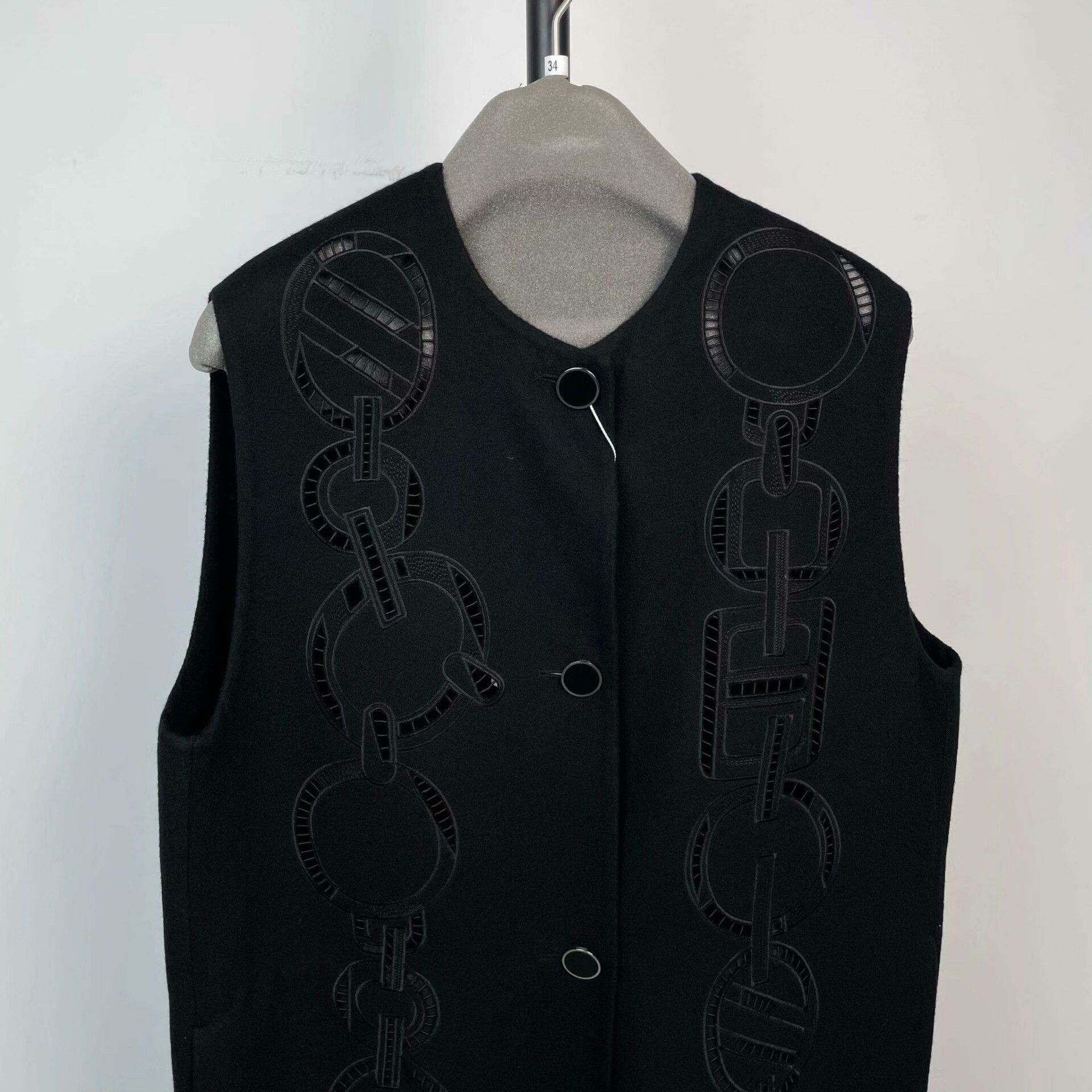 Hermes Hermes Black Vest 34 Women Size XS / US 0-2 / IT 36-38 - 9 Thumbnail
