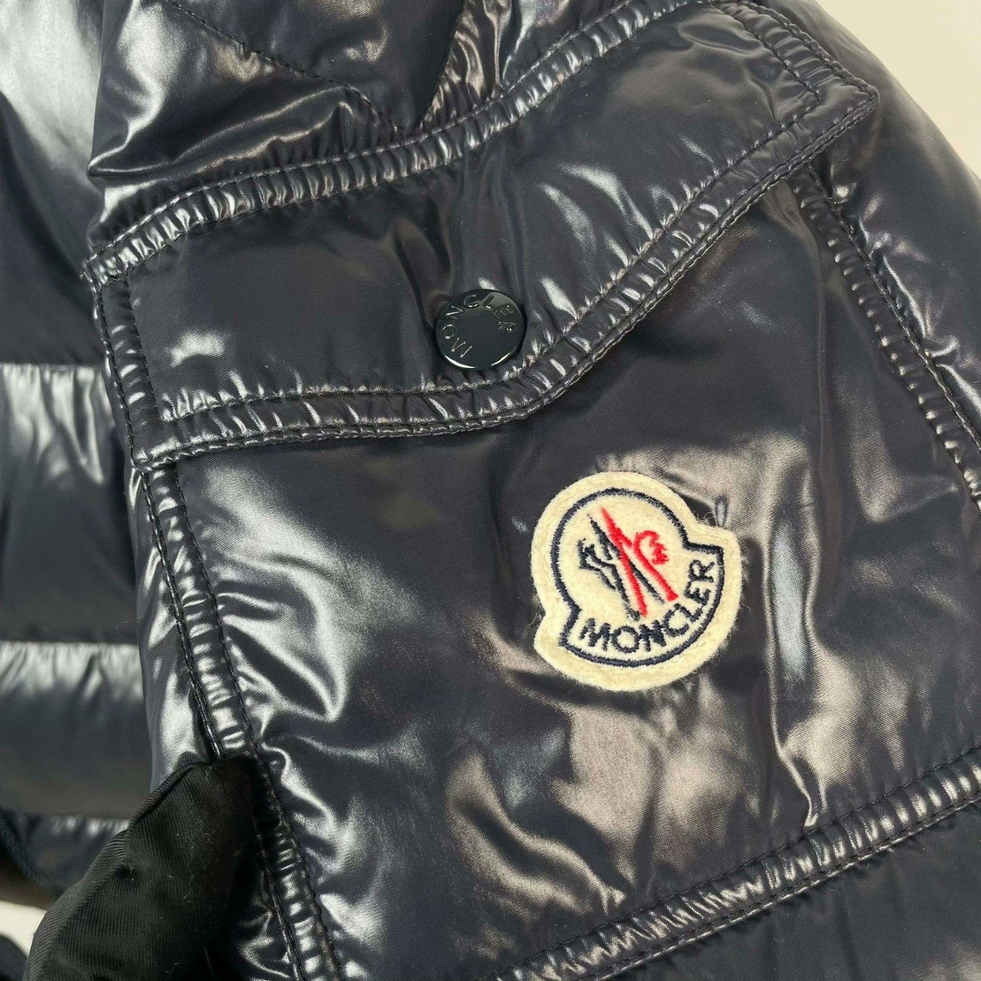 Moncler Moncler Polyester Down Blue Heavy Coat M Men Size US M / EU 48-50 / 2 - 4 Thumbnail