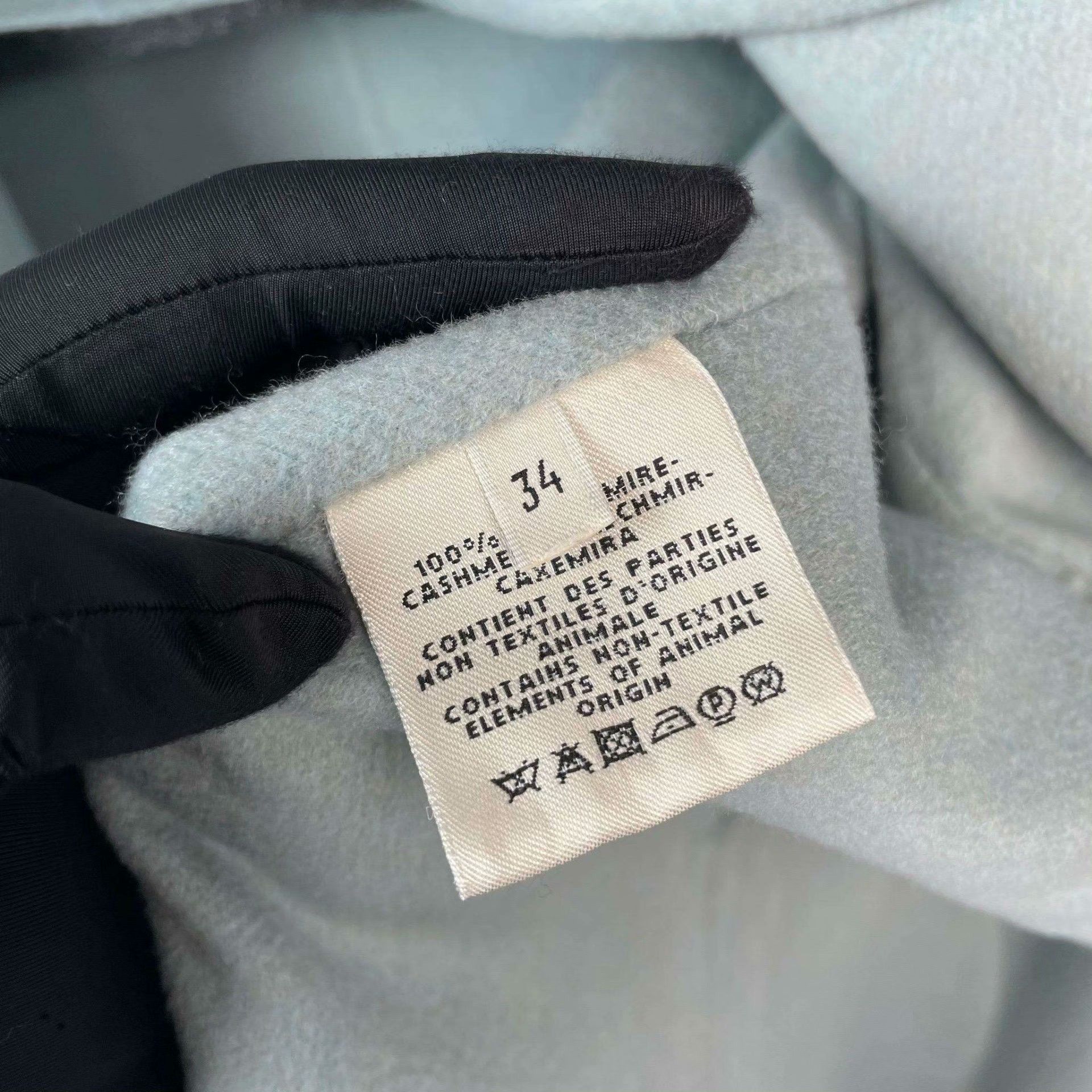 Hermes Hermes Long Blue Coat M Women Size M / US 6-8 / IT 42-44 - 4 Thumbnail