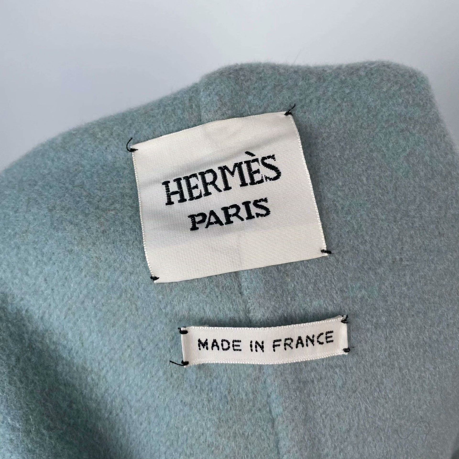 Hermes Hermes Long Blue Coat M Women Size M / US 6-8 / IT 42-44 - 5 Thumbnail