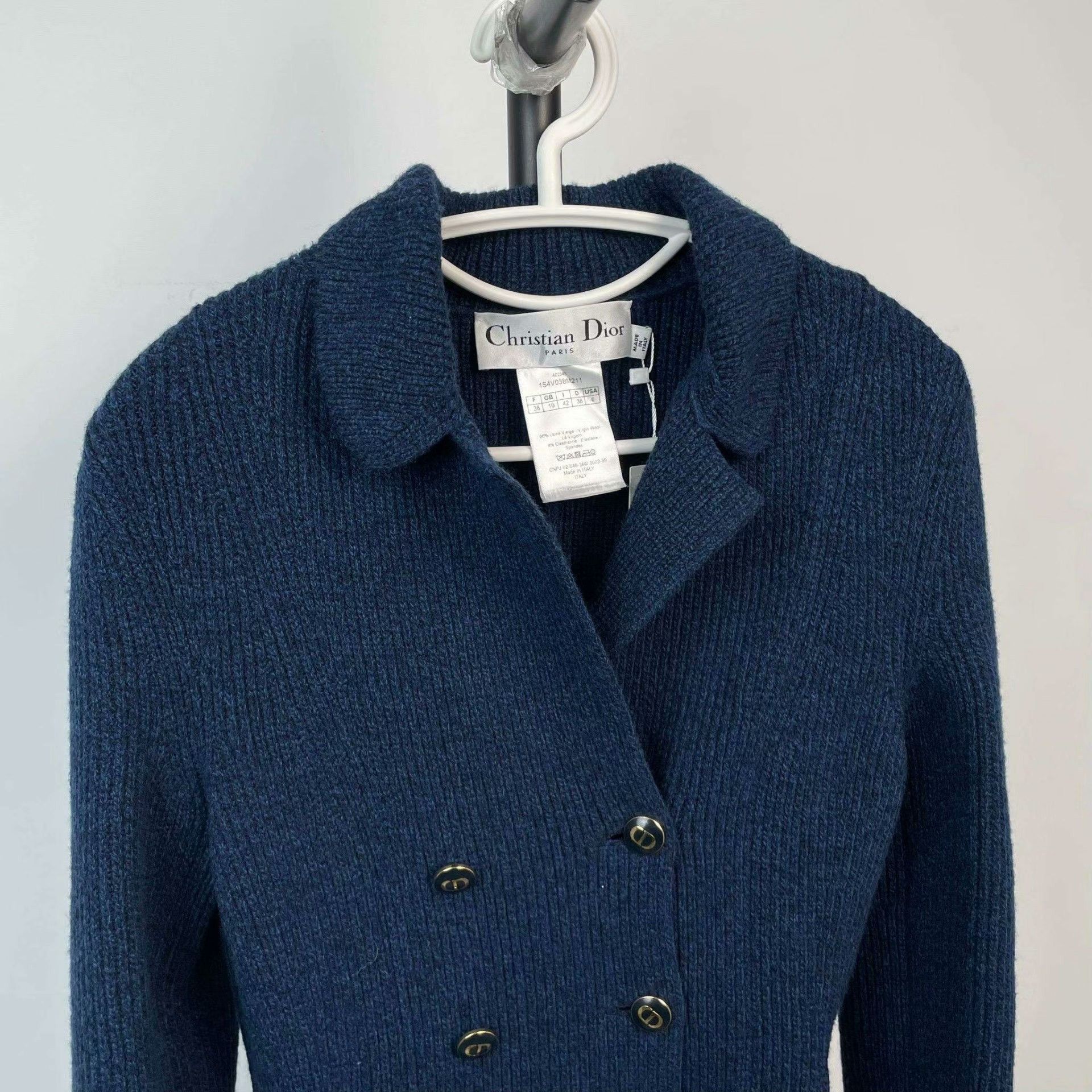Dior Dior Knit Blue Sweater 38 Women Size S / US 4 / IT 40 - 7 Thumbnail