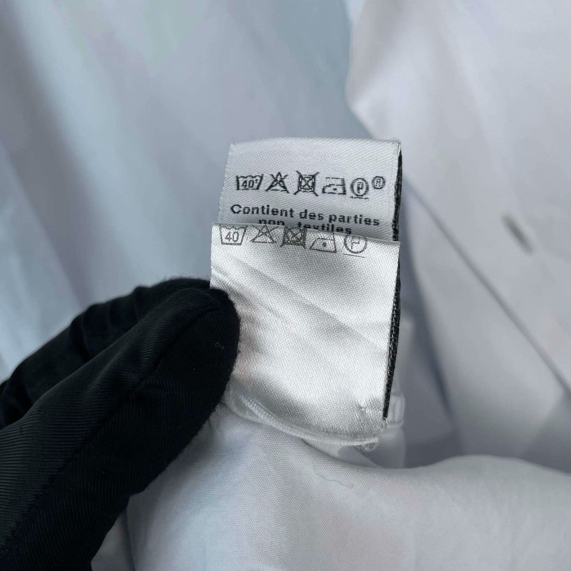 Hermes Hermes Cotton White Shirt M Men Size US M / EU 48-50 / 2 - 6 Thumbnail