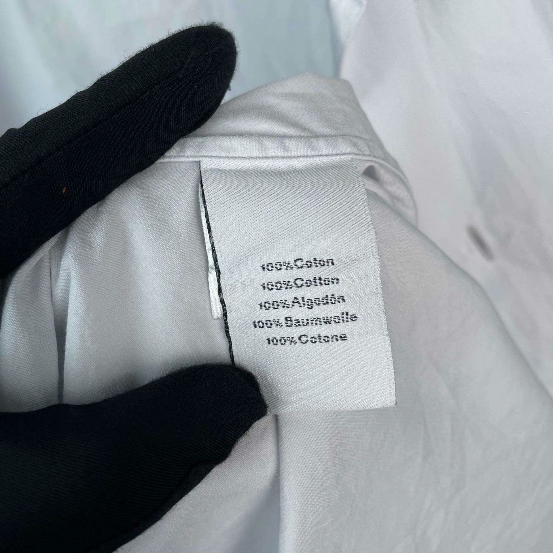Hermes Hermes Cotton White Shirt M Men Size US M / EU 48-50 / 2 - 7 Thumbnail