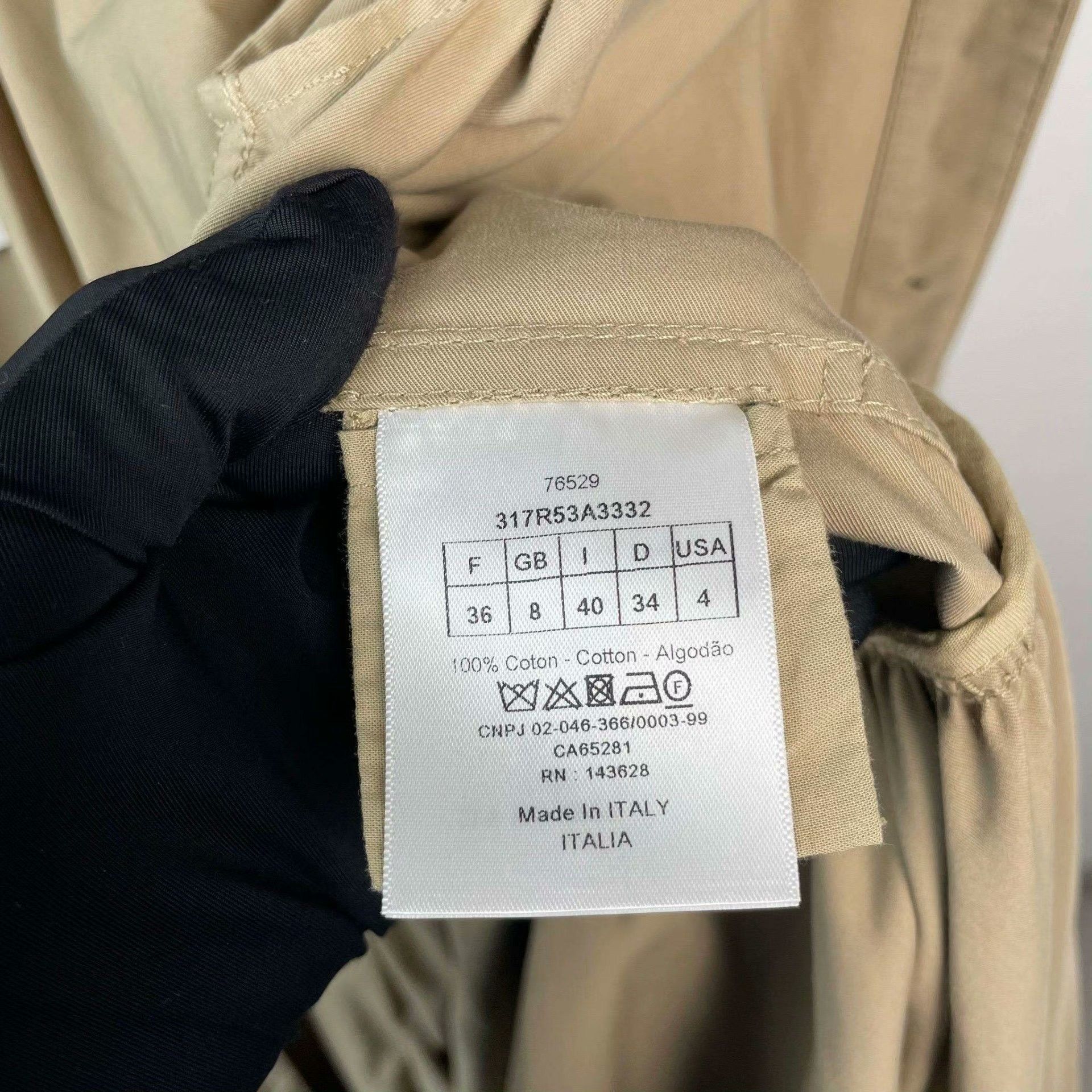 Dior Dior Cotton Beige Dress L Women Size L / US 10 / IT 46 - 5 Thumbnail