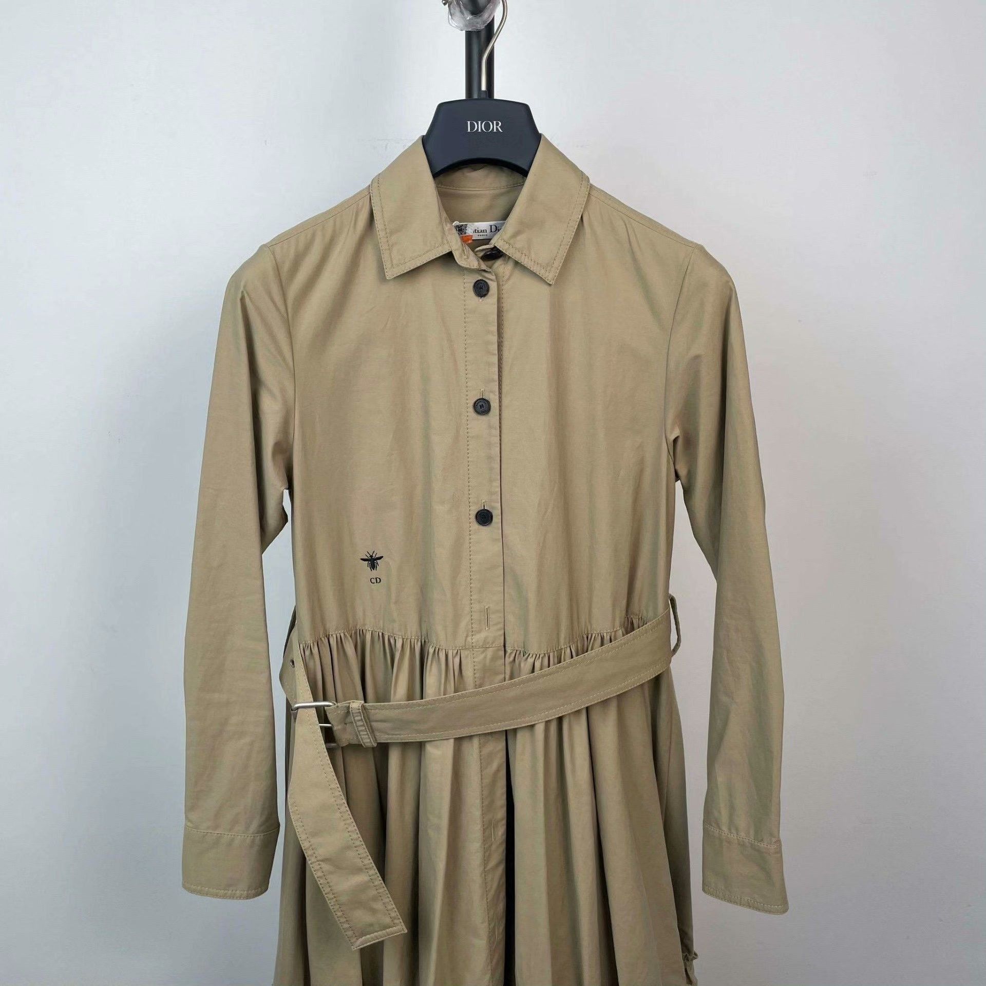 Dior Dior Cotton Beige Dress L Women Size L / US 10 / IT 46 - 9 Thumbnail