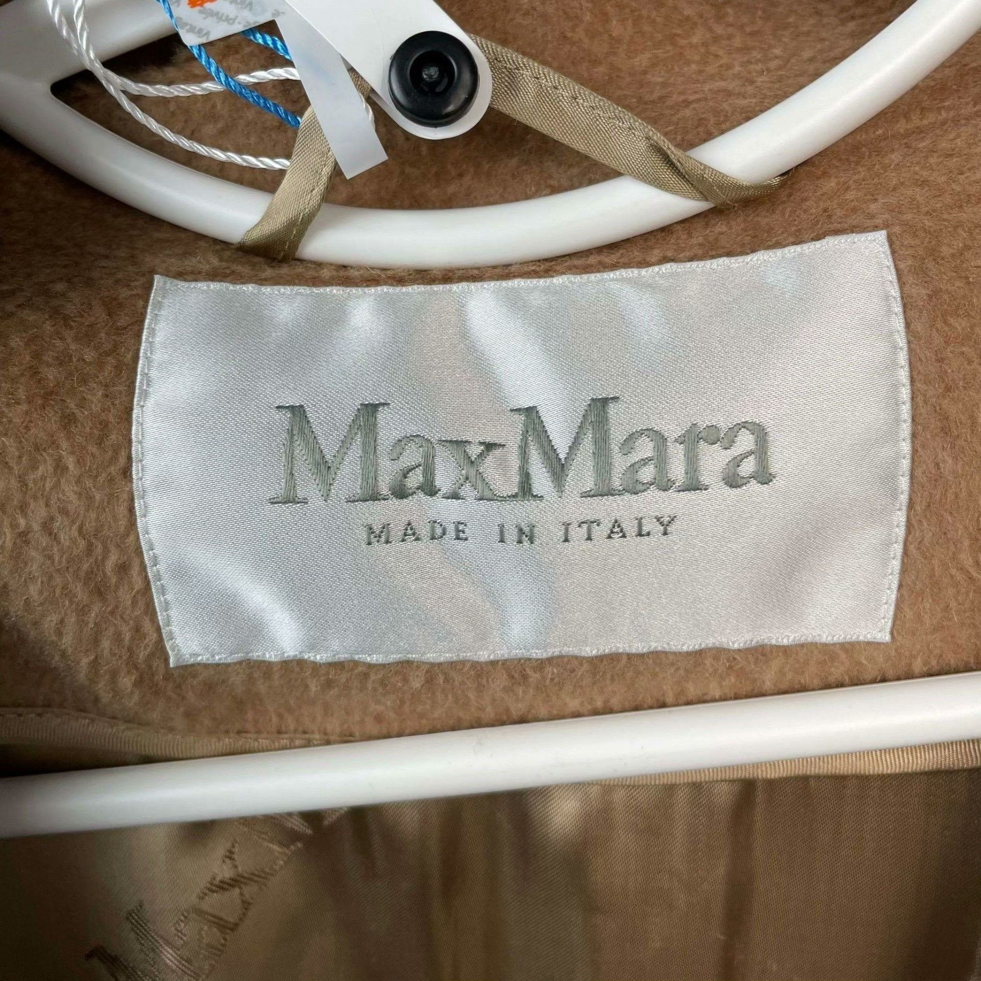 Max Mara Max Mara Wool Brown Coat 37 Women Size S / US 4 / IT 40 - 4 Thumbnail