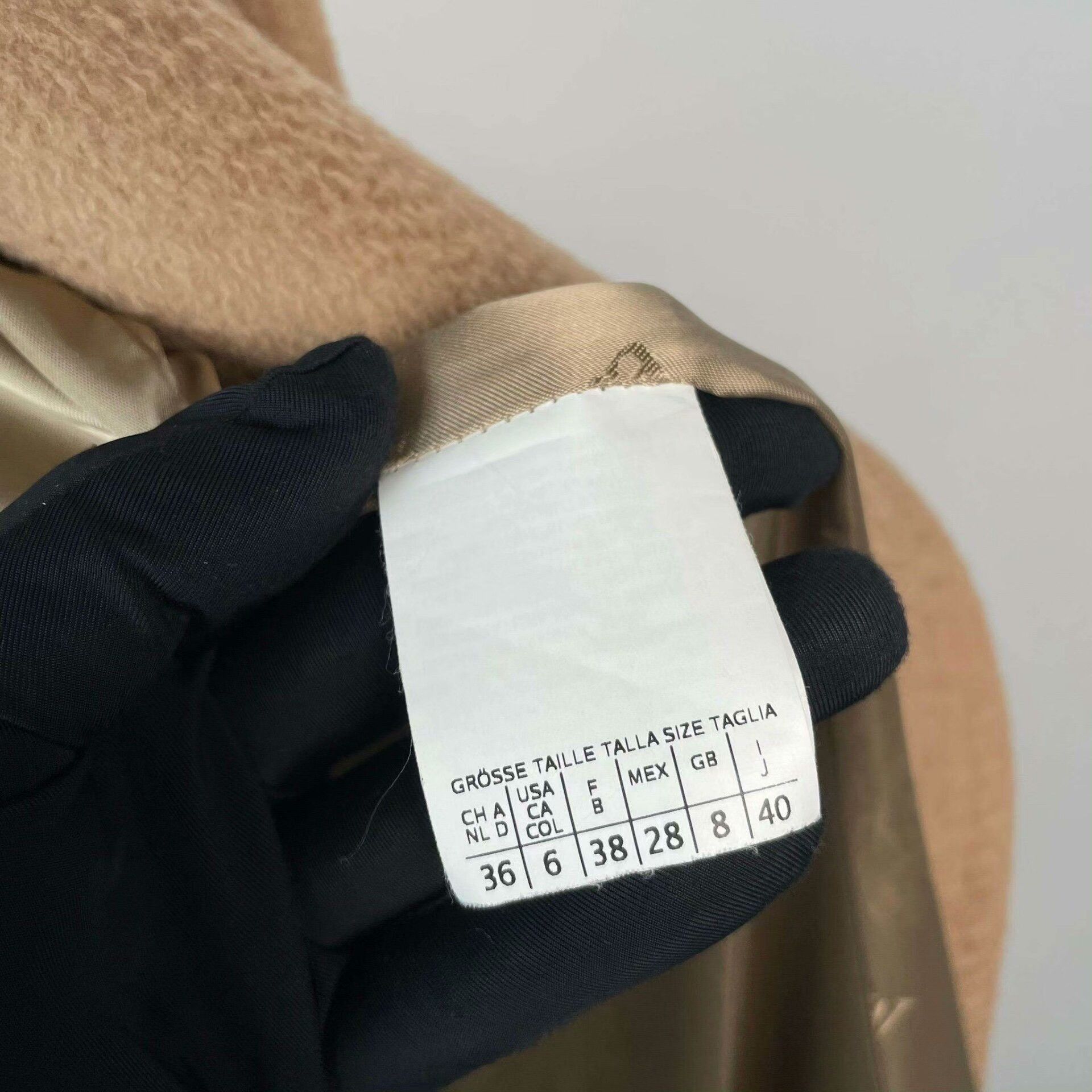 Max Mara Max Mara Wool Brown Coat 37 Women Size S / US 4 / IT 40 - 5 Thumbnail
