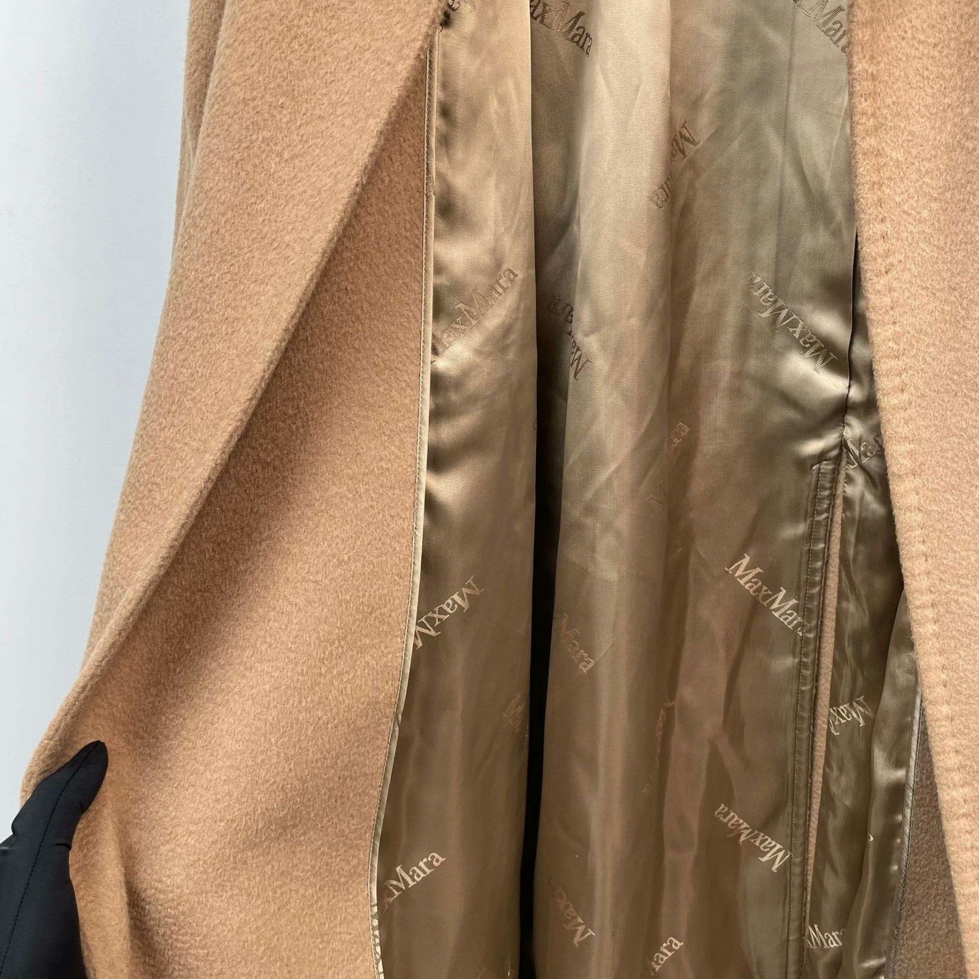 Max Mara Max Mara Wool Brown Coat 37 Women Size S / US 4 / IT 40 - 9 Thumbnail