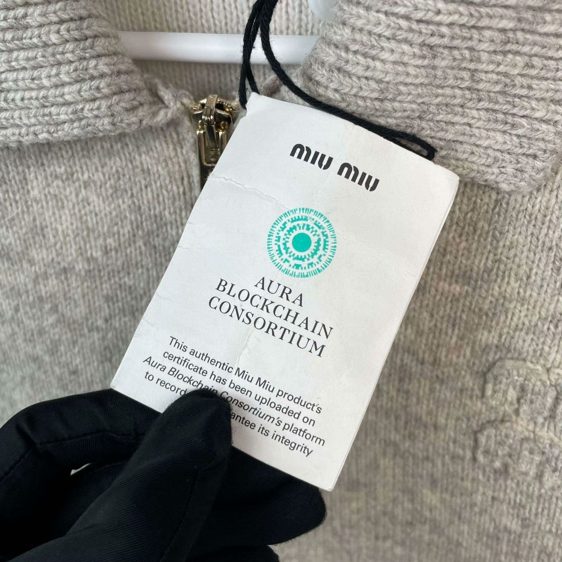 Miu Miu Miu Miu Gray Sweater 38 Men Size US S / EU 44-46 / 1 - 4 Thumbnail