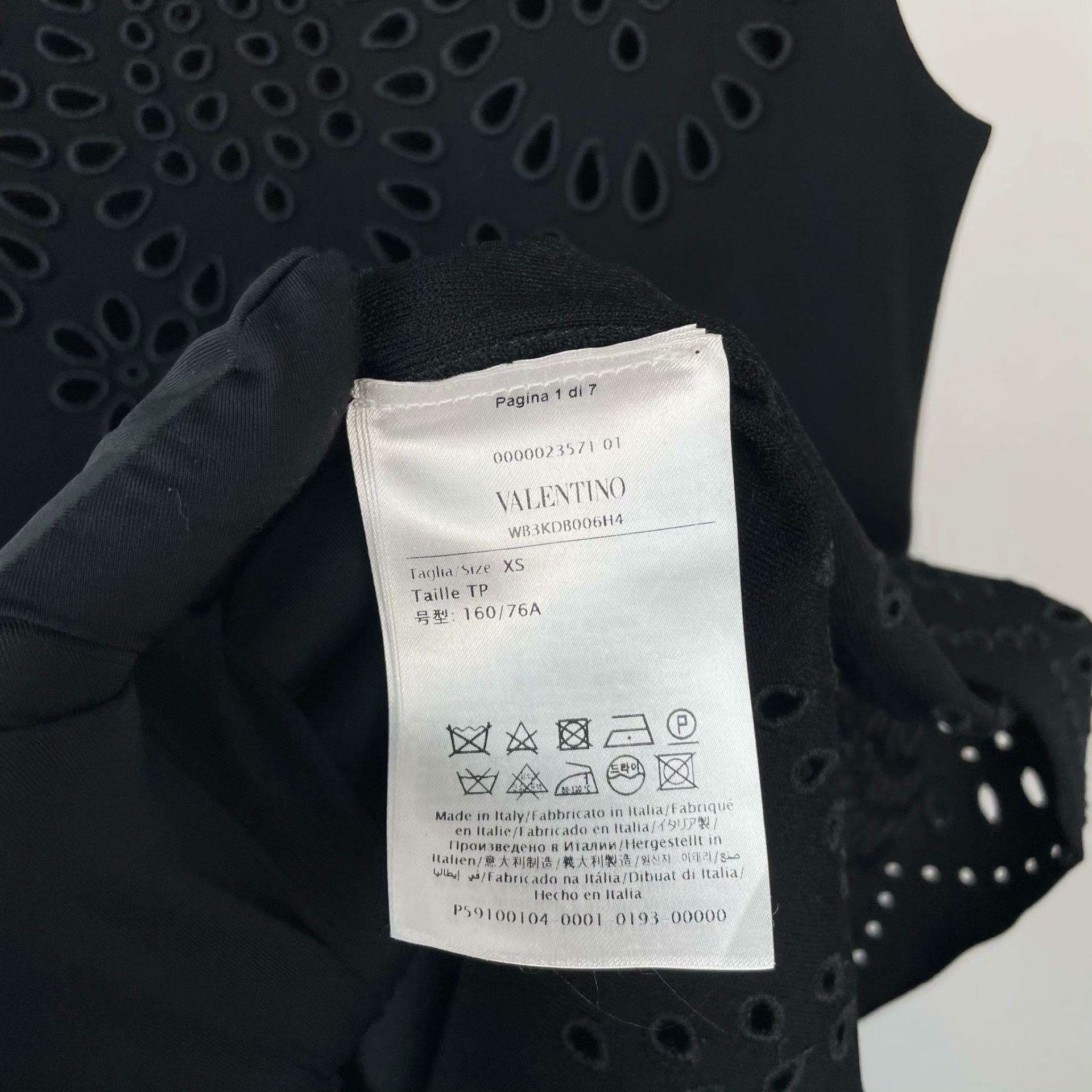 Valentino Valentino Black Dress XS Women Size XS / US 0-2 / IT 36-38 - 3 Thumbnail