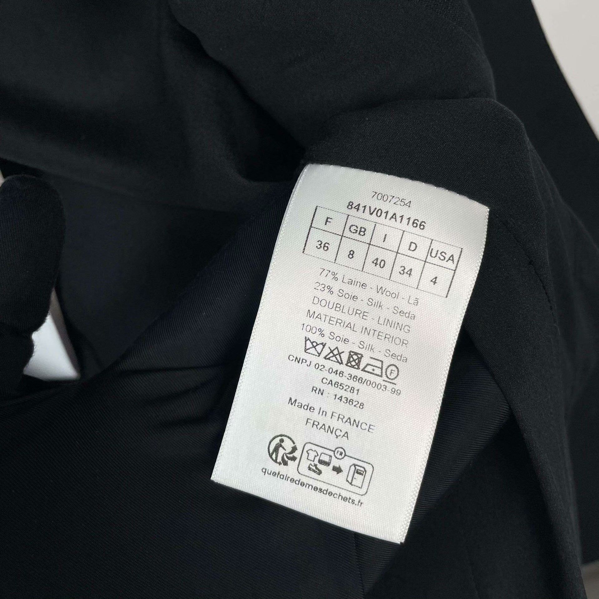 Dior Dior Formal Black Jacket 36 Women Size S / US 4 / IT 40 - 5 Thumbnail